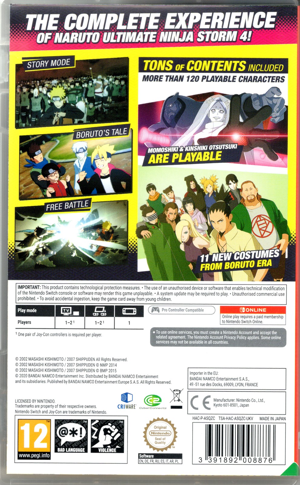 Naruto Shippuden Ultimate Ninja Storm 4: Road To Boruto for Nintendo Switch™