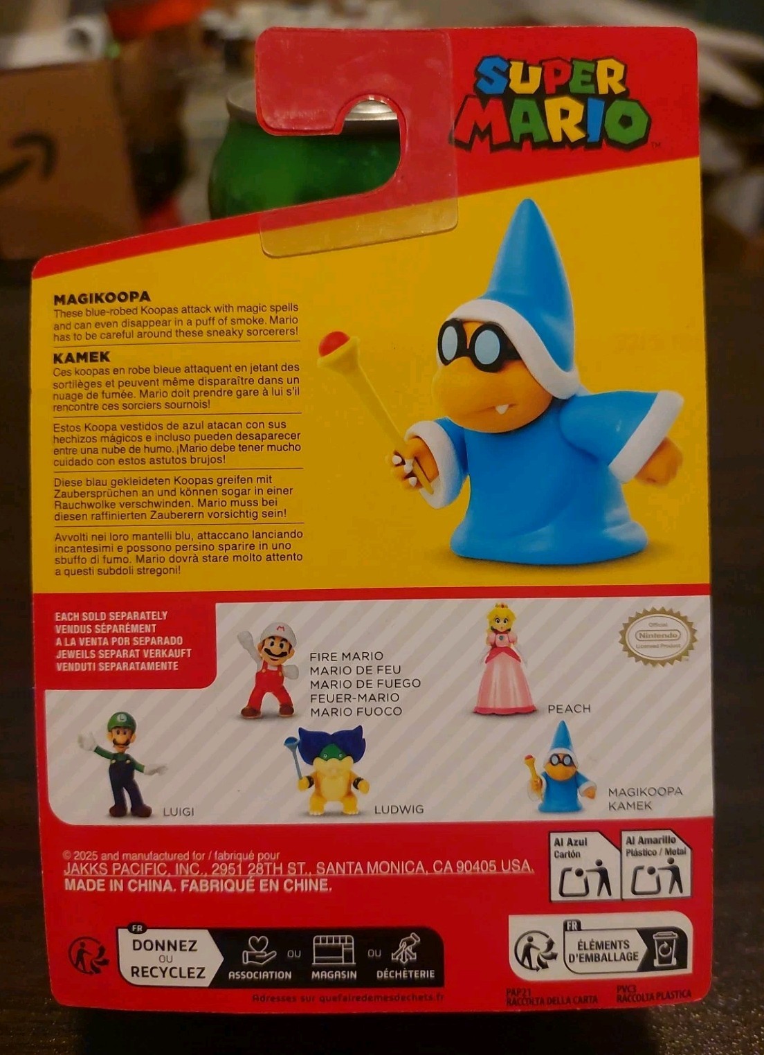 MAGIKOOPA KAMEK SUPER MARIO ACTION FIGURE JAKKS PACIFIC WORLD NINTENDO 2.5″
