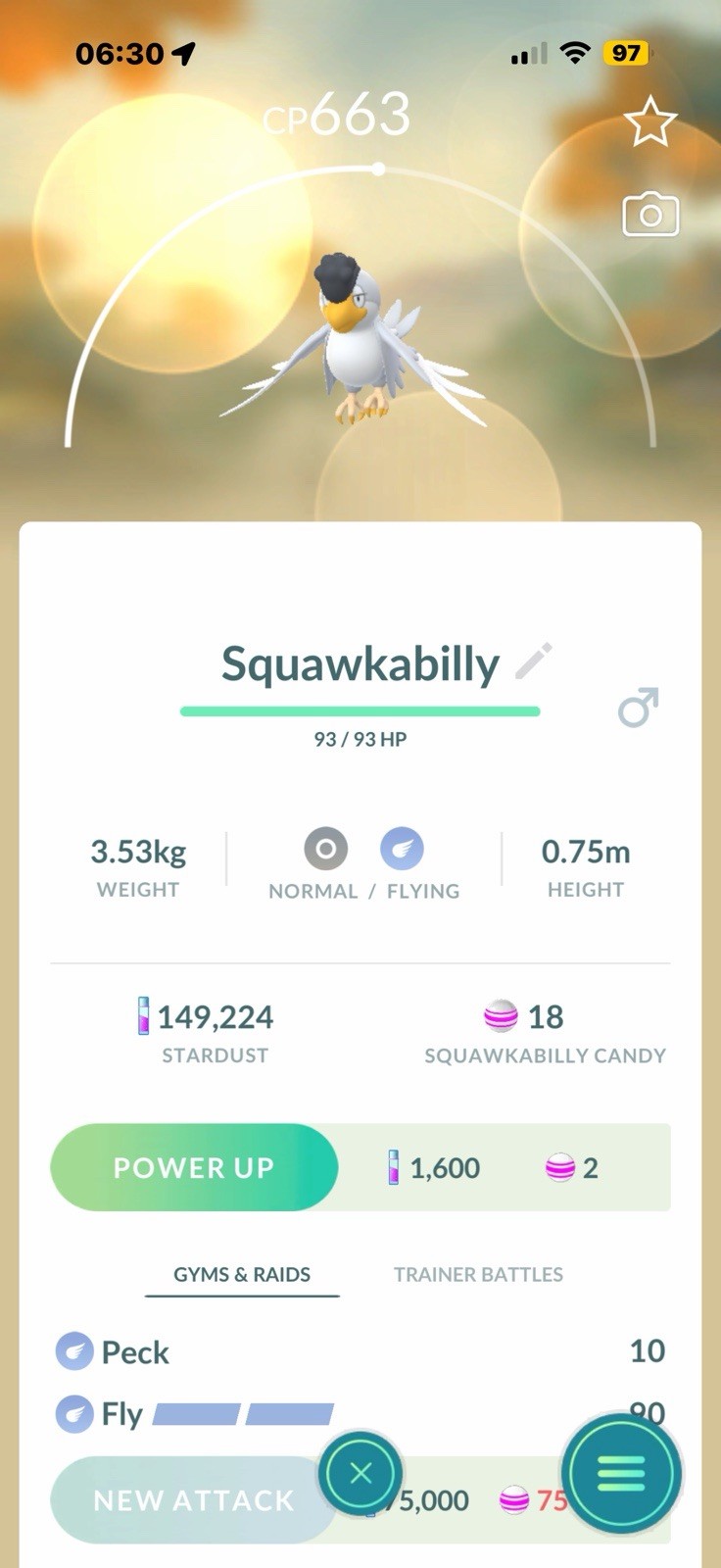 ⭐️Pokemon Go #931 Squawkabilly(Green Plumage)⭐️Regional Exclusive