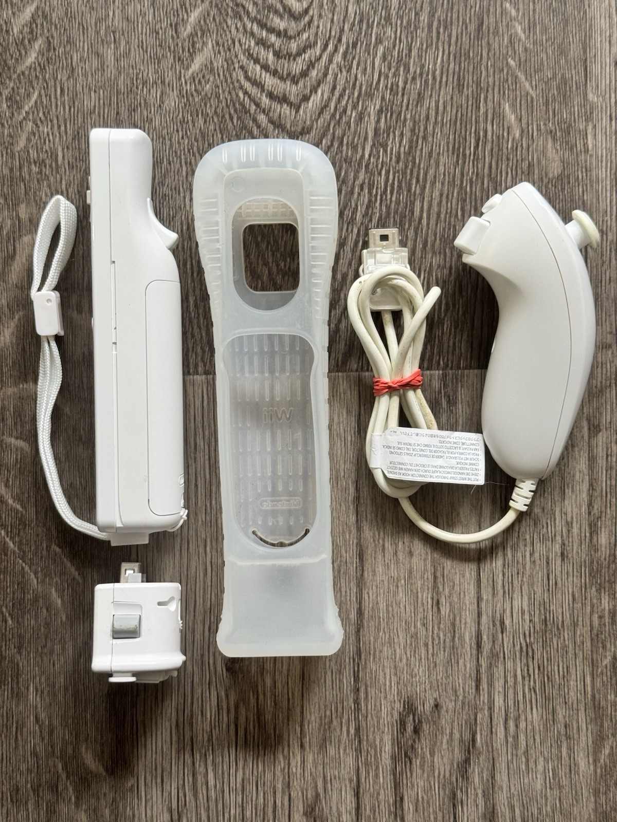 Nintendo Wii Remote with Nunchuck And Motion Plus White OEM Tested Working