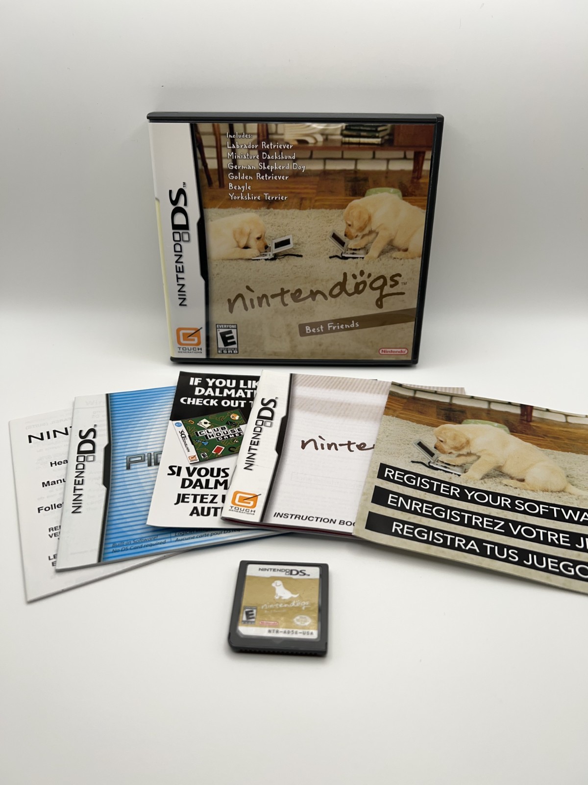 Nintendogs Best Friends (Nintendo DS) Authentic CIB All Inserts Tested & Working