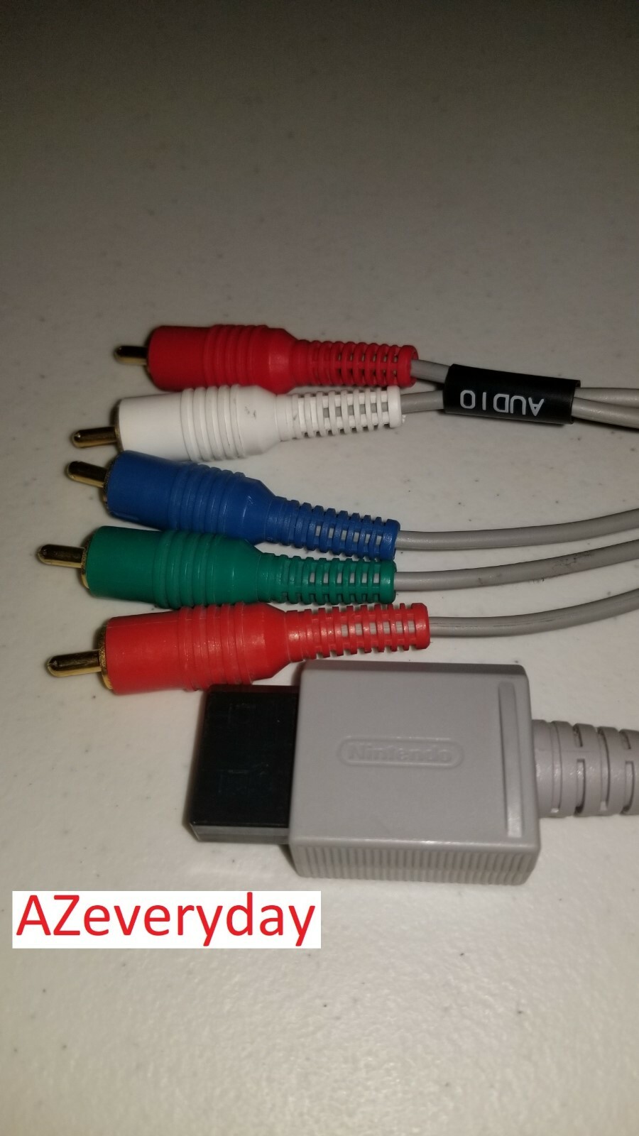 Nintendo Wii COMPONENT Cable Official Genuine cord/wire OEM 480p YPbPr_RVL-011