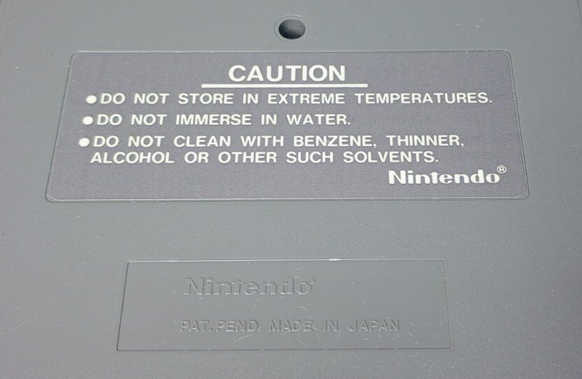 Vintage Nintendo NES GYROMITE Cartridge 5 Screw Clamshell Case Authentic 1985