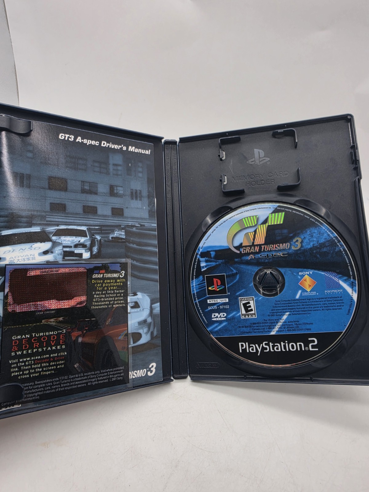 GRAN TURISMO 3 Playstation 2 Complete Mint Decode Insert Tested Ps2 1st Print