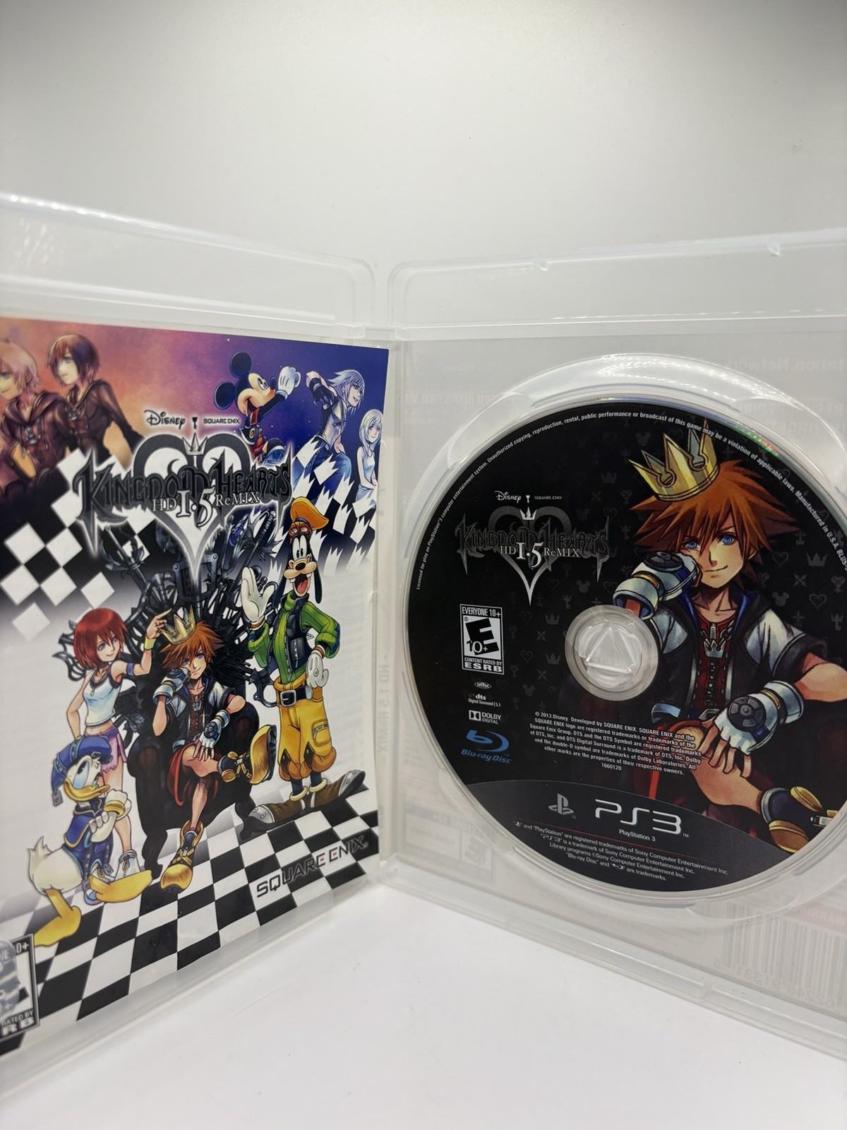 Square Enix Kingdom Hearts HD 1.5 ReMIX PS3 2013 CIB W/Manual