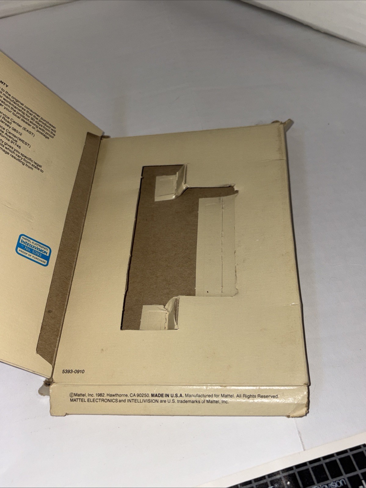 Mattel Intellivision Intellivoice Voice Synthesis Module Boxed Tested W/ Tron