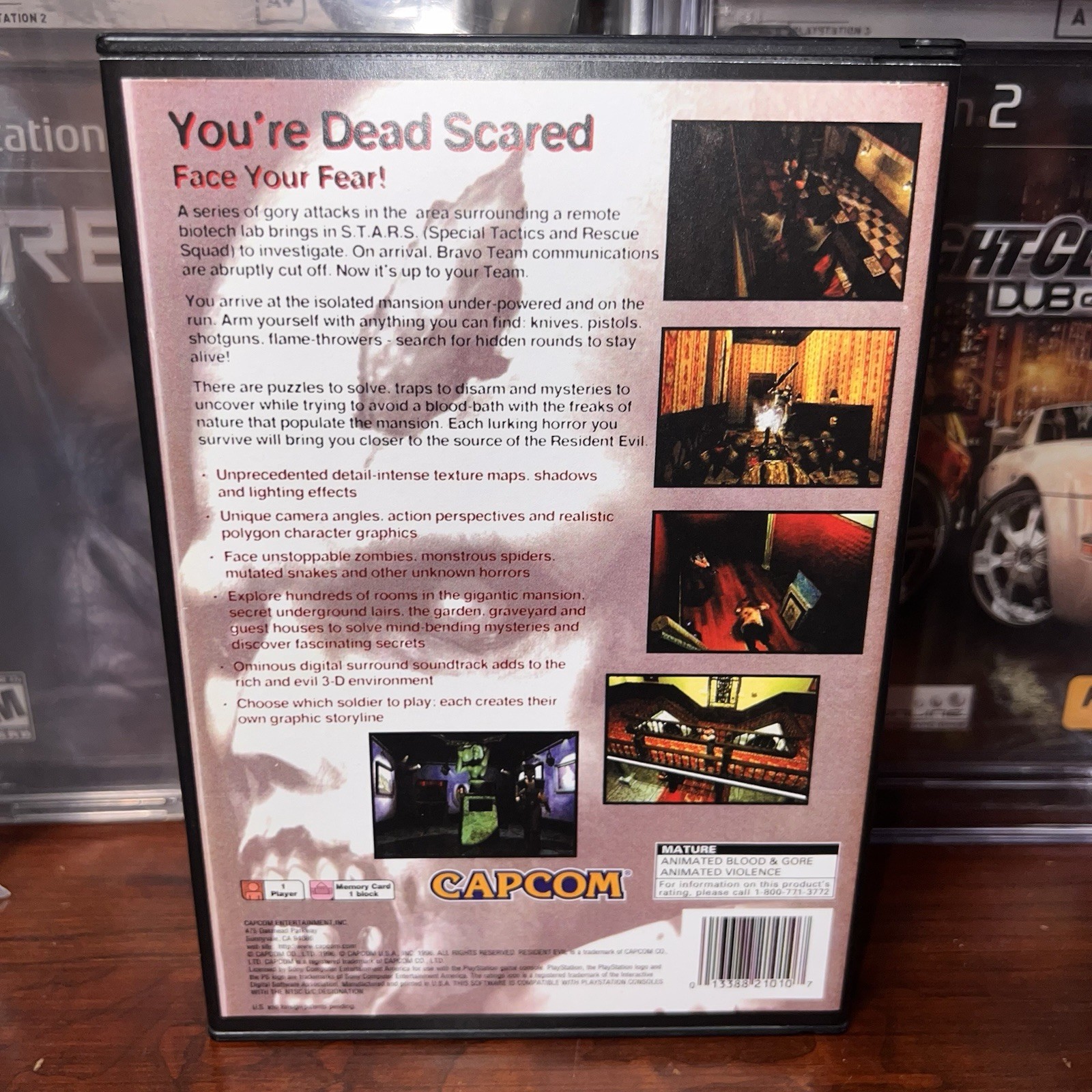 Remake l‼️Of The Resident Evil 1996 Long Box With Manual! ‼️Read ‼️🔥💎🍀🔥