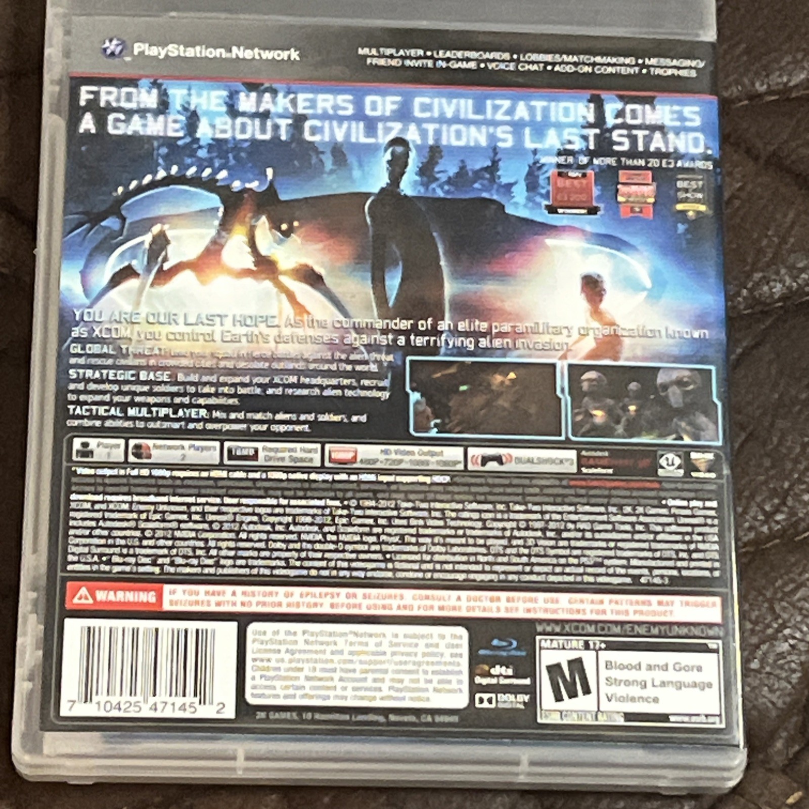 Xcom: Enemy Unknown – Sony PlayStation 3