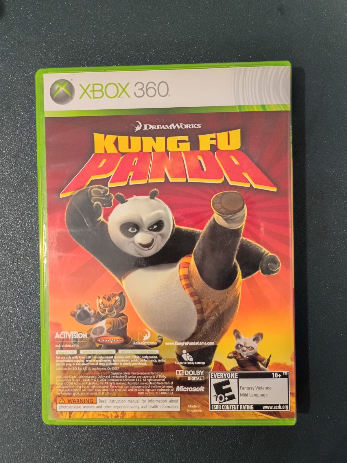 LEGO Indiana Jones: The Original Adventures/Kung Fu Panda Xbox 360 CIB Tested