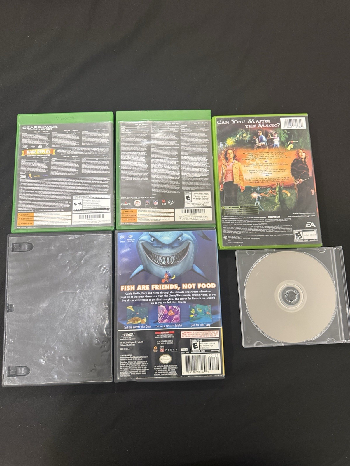 Assorted Video Games Lot of 6 Xbox GameCube PlayStation 4 Tested and Working