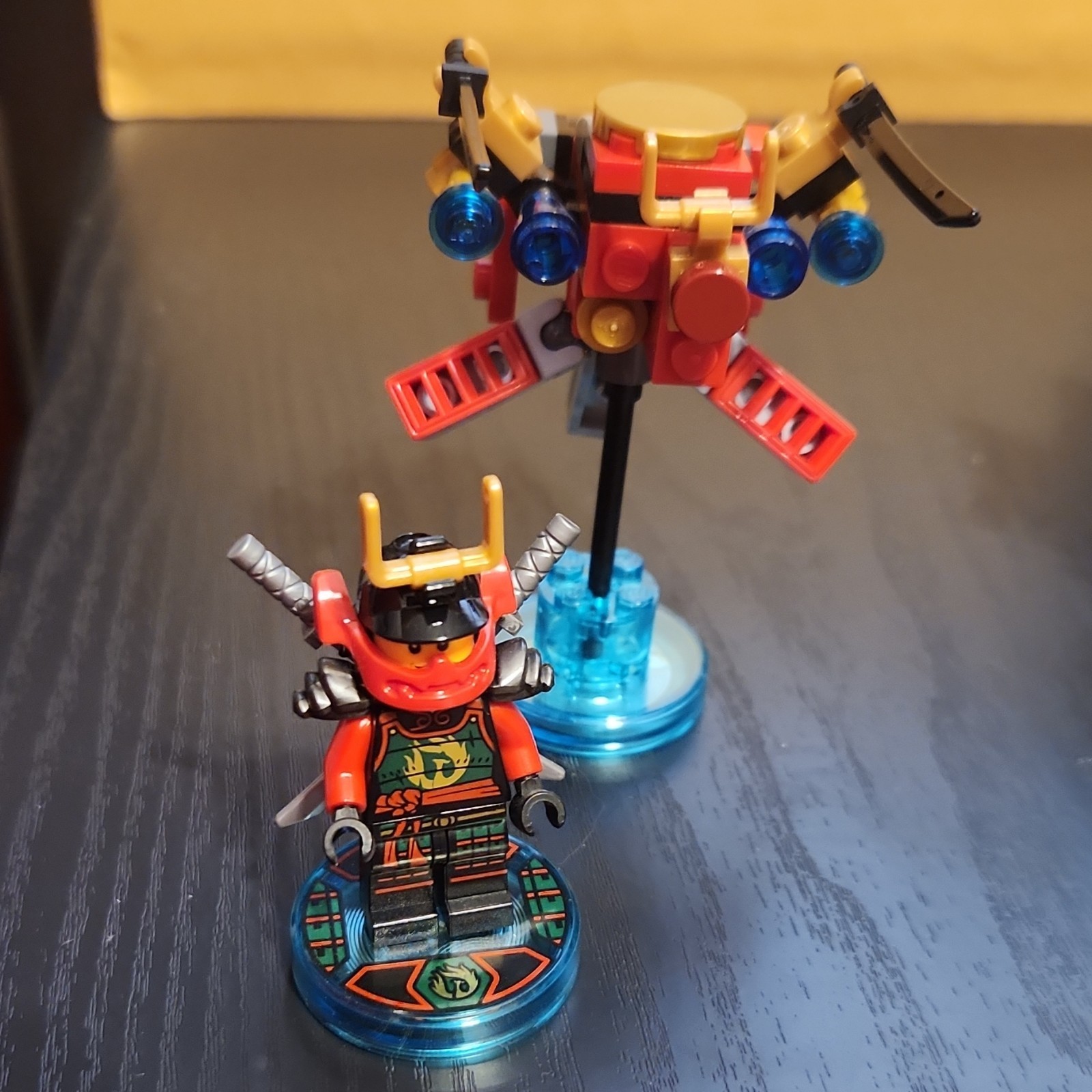 LEGO Dimensions Ninjago Minifigures Lot Cole Zane Kai Lloyd Wu + Vehicles Tags