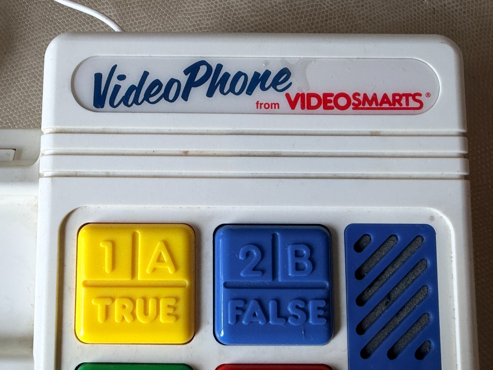 Vintage 1989 Connor Toy Video Phone from Videosmarts with 5 VHS Tapes – UNTESTED