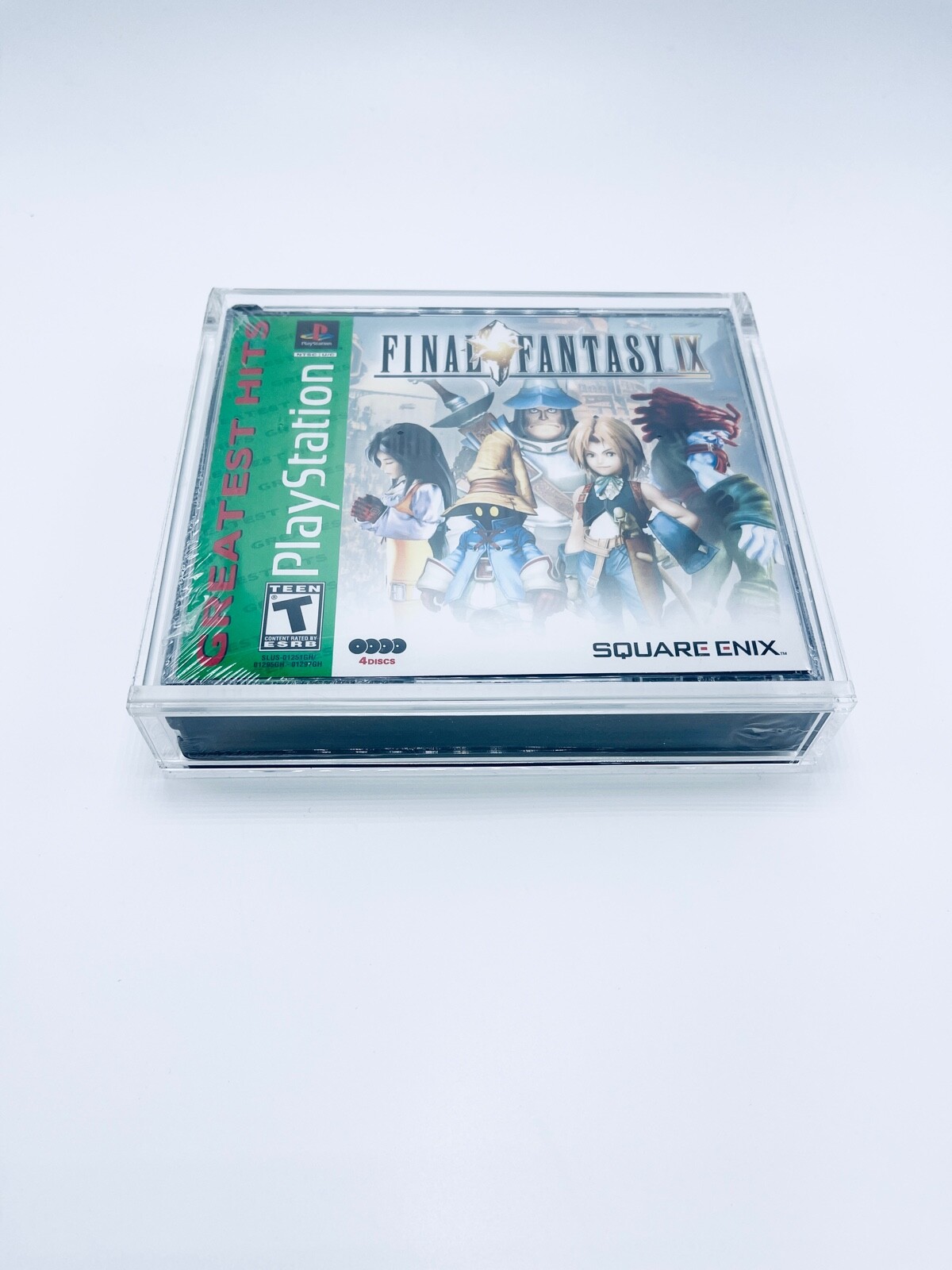 UV PROTECTED Acrylic Box Playstation 1 Dreamcast Double CD Disc Case Magnet Lock