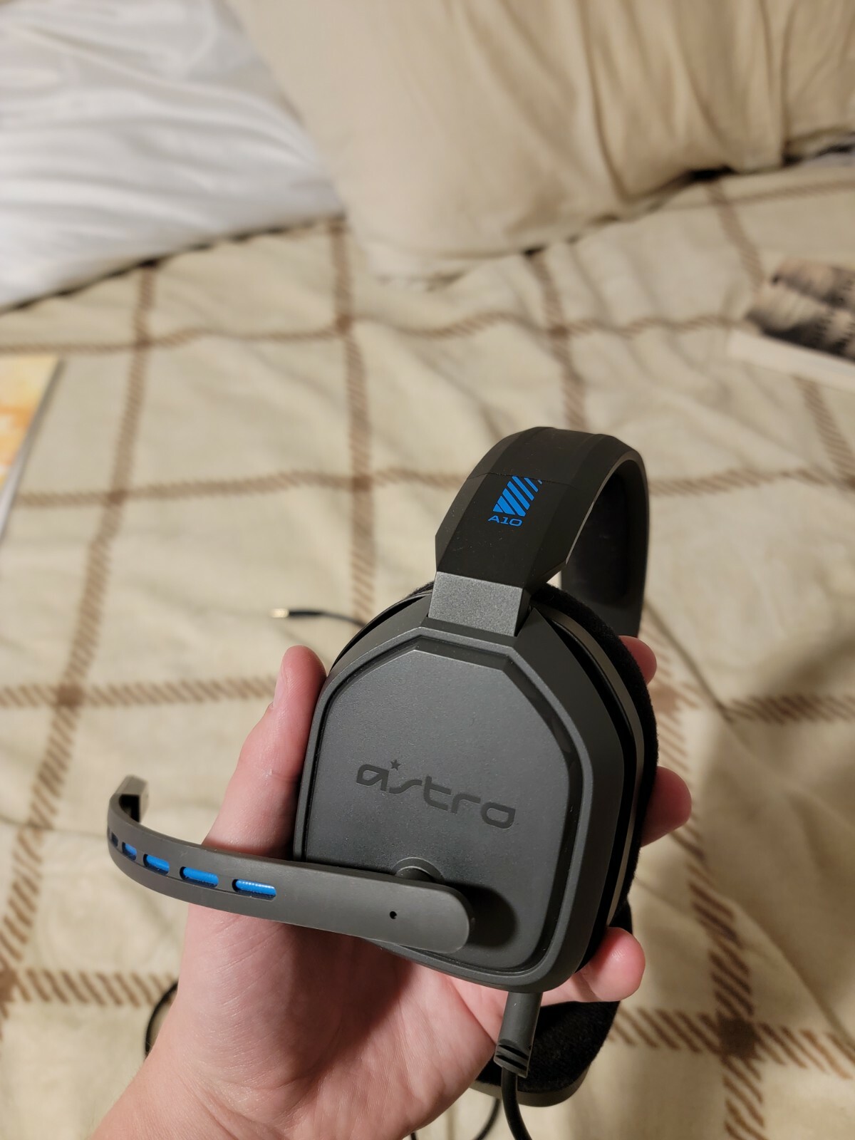 Astro A10 Wired Stereo Gaming Headset – Blue/black