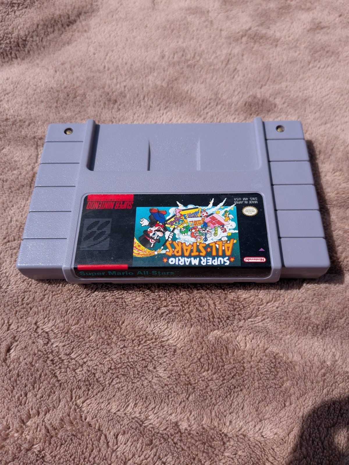 Super Mario All Stars Super Nintendo SNES Authentic Very Good Preowned Condition