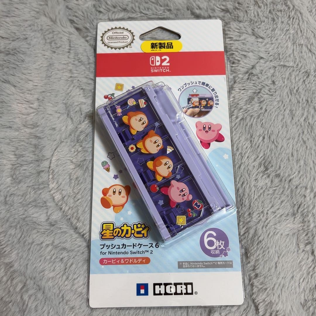 Kirby & Waddle Dee Push Card Case 6 for Nintendo Switch 2 HORI Japan Limited jp