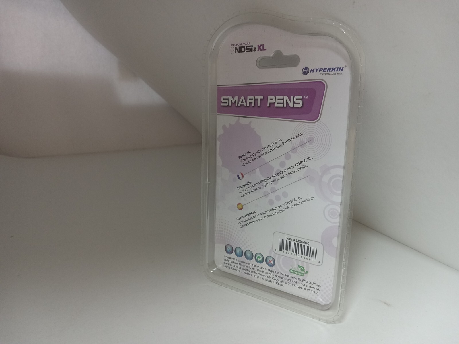 NEW 2 STYLUS SET DSi XL Smart Pens (1 Large, 1 Small) WINE RED – Hyperkin #4N
