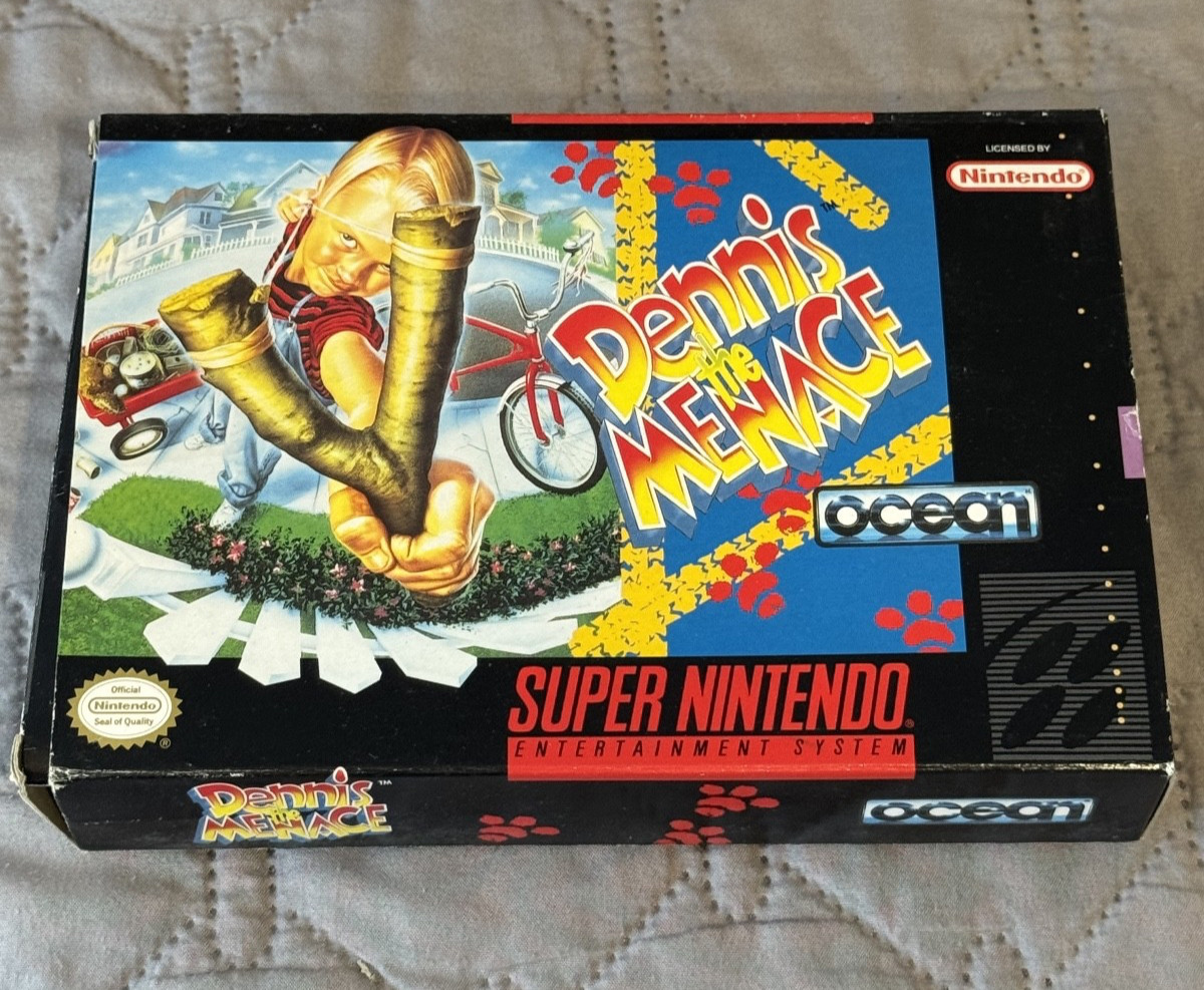 Dennis the Menace * Snes Box Only * Super Nintendo Original box