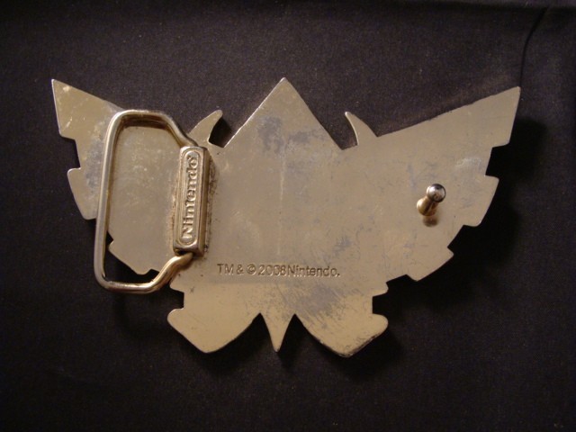 2008 Legend of Zelda: Twilight Princess Tri-Force belt buckle