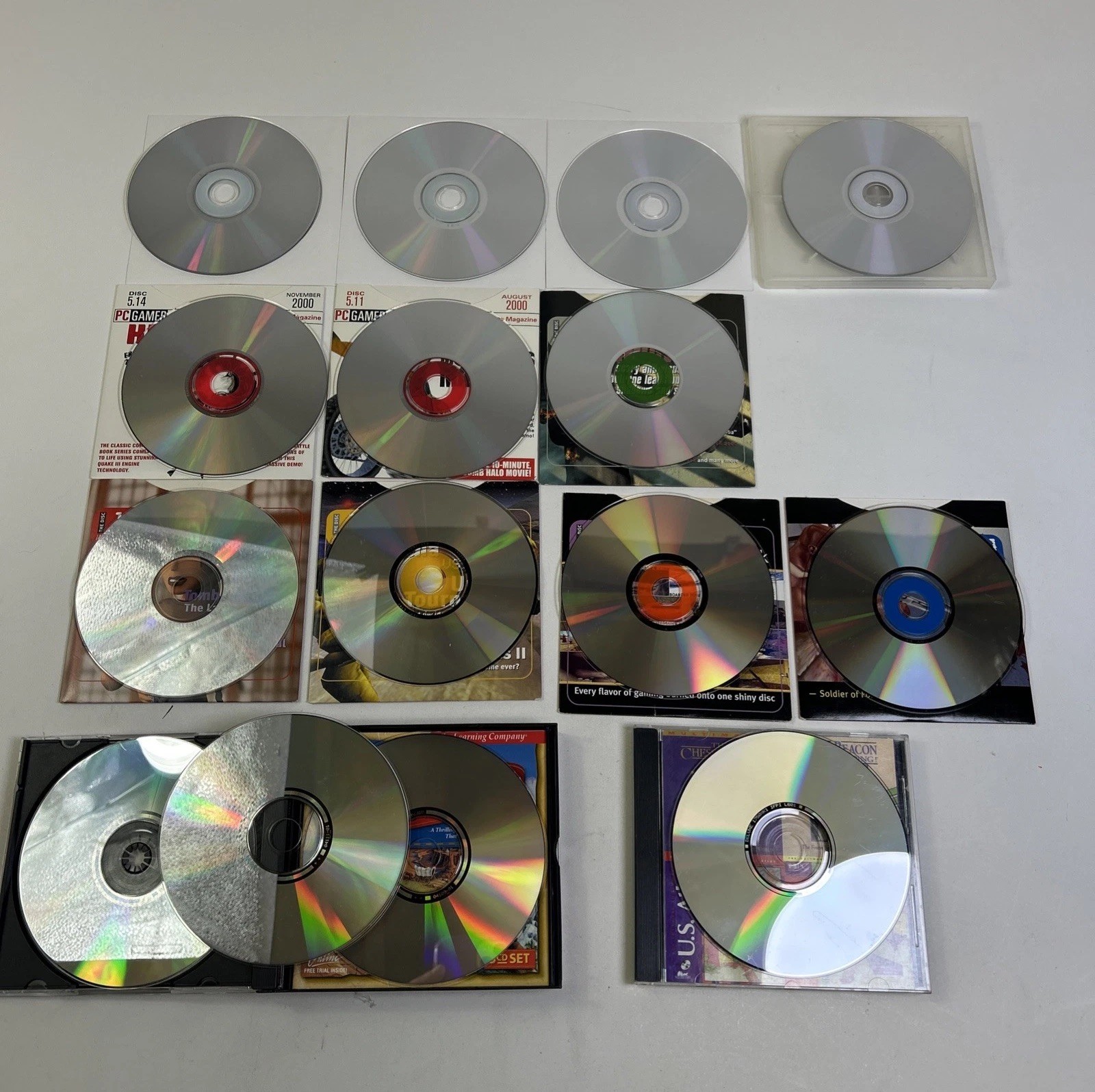 Lot Of 13 Vintage 1990s Early 2000s PC CD ROM Computer Video Games