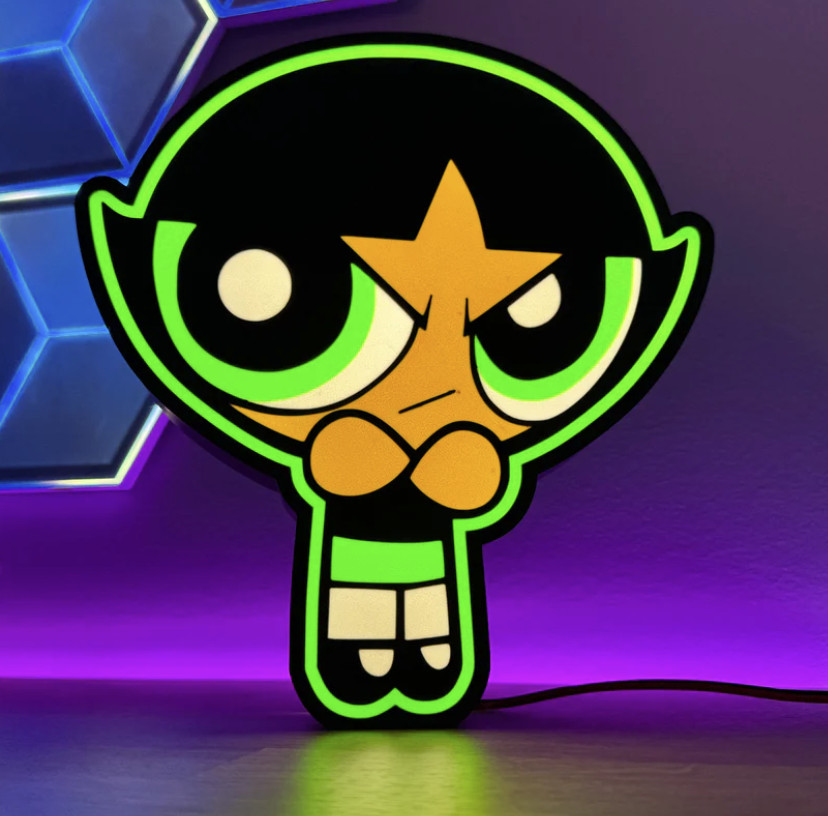 The Powerpuff Girls – Buttercup Light Box