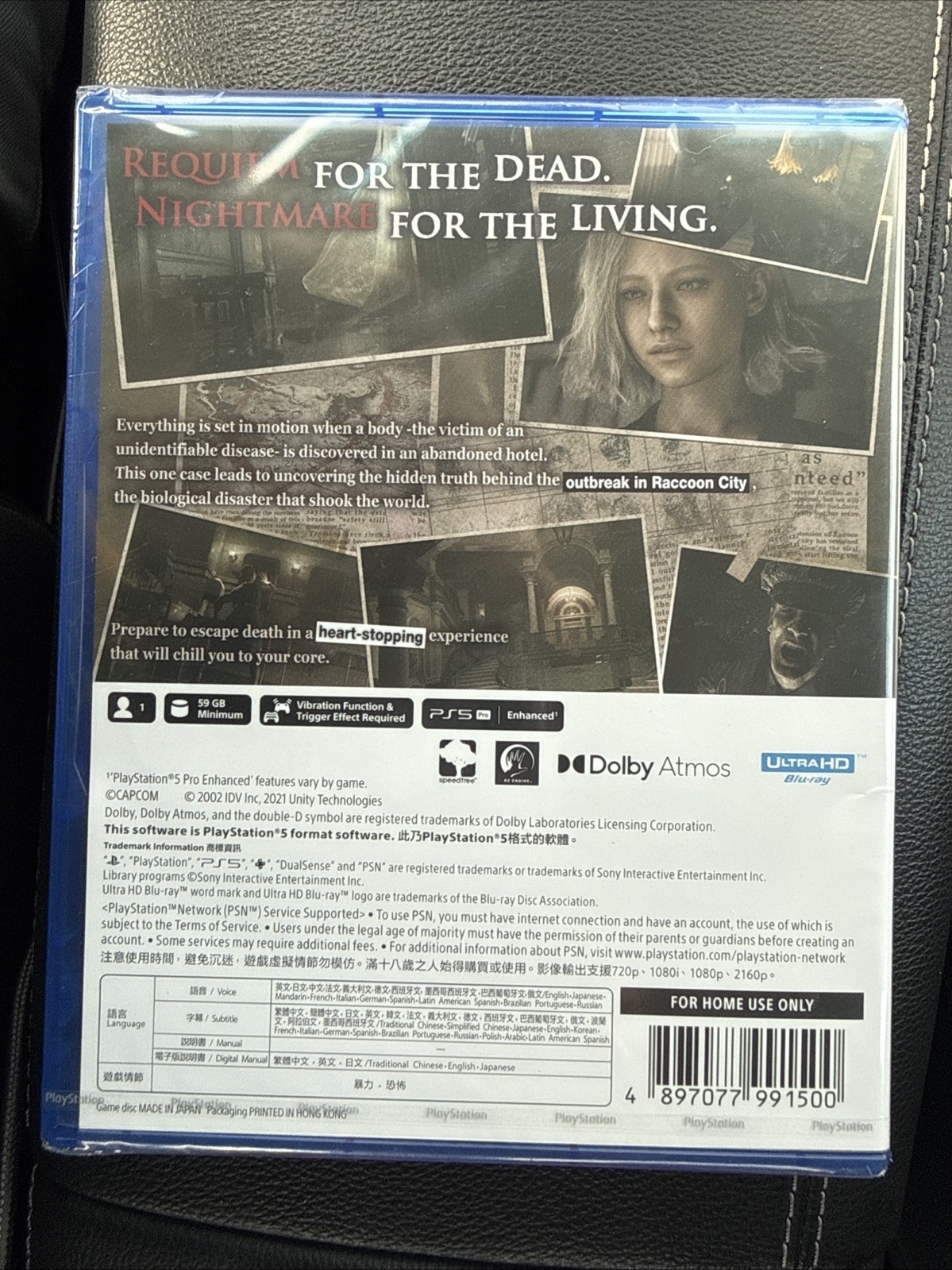 Resident Evil: Requiem RE9 (PS5) Asia English Version + Preorder DLC Sealed copy