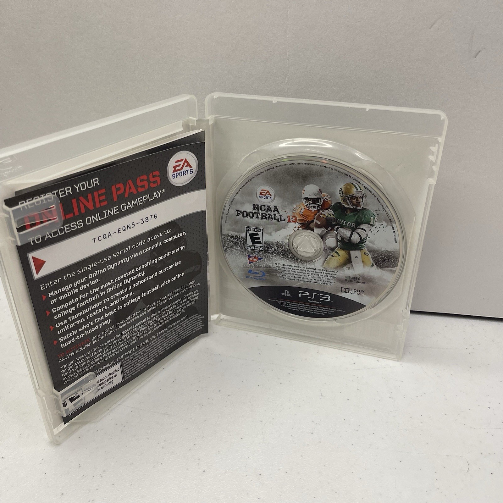 NCAA Football 13 (Sony PlayStation 3, 2012) CIB Complete Tested VGC