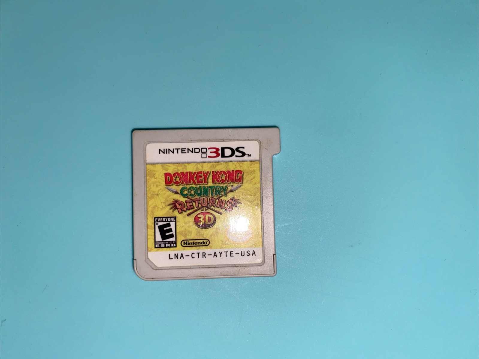 Donkey Kong Country Returns 3D Nintendo 3DS Game Untested & Not Sure If Works