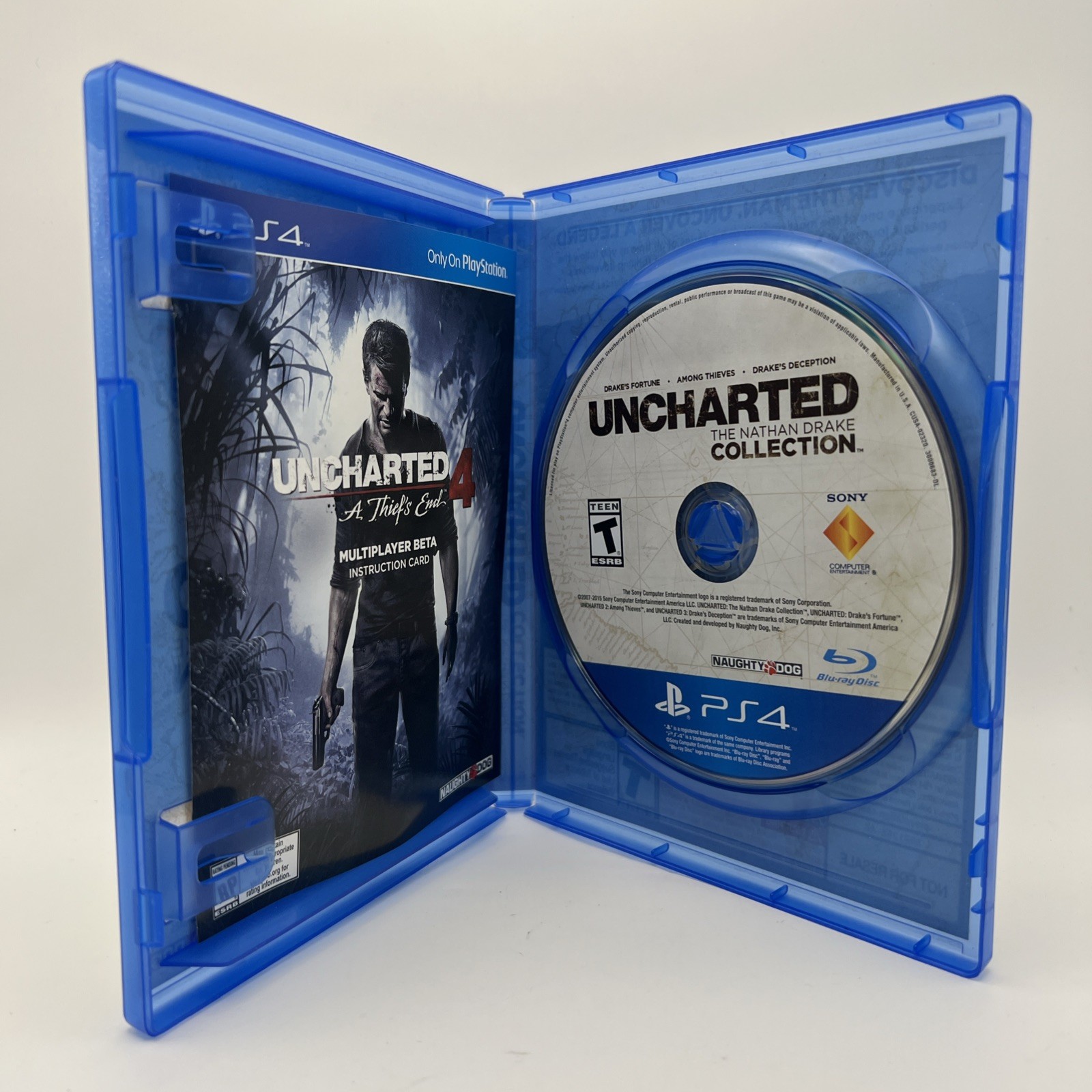 Sony Uncharted Nathan Drake Collection PS4 Single-player Multiplayer Campaigns