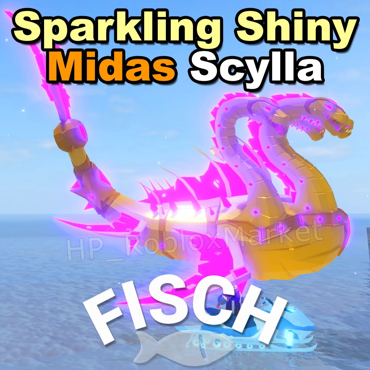 🐟 **Sparkling Shiny MIDAS Scylla** | FAST DELIVERY⚡- Fisch
