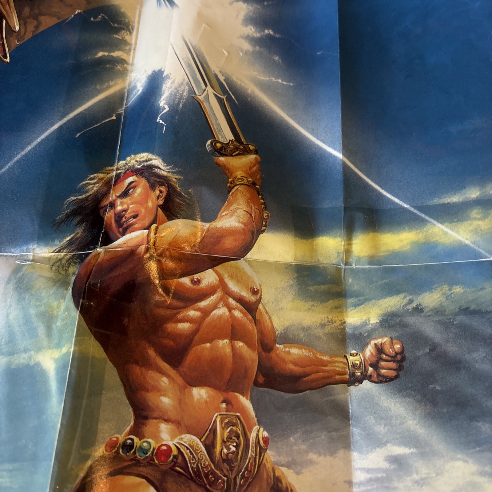Nintendo Power #9 Poster Insert IronSword NES Willow Map 1989 Dual-Sided 19×16″