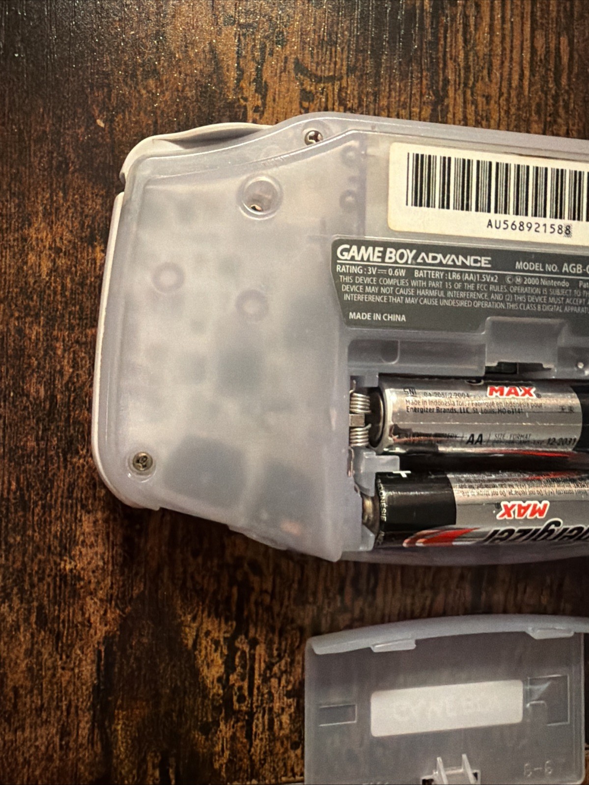 Nintendo Game Boy Advance Console System – Clear Glacier-WORKS PERFECT 👌 🔥❤️🔥