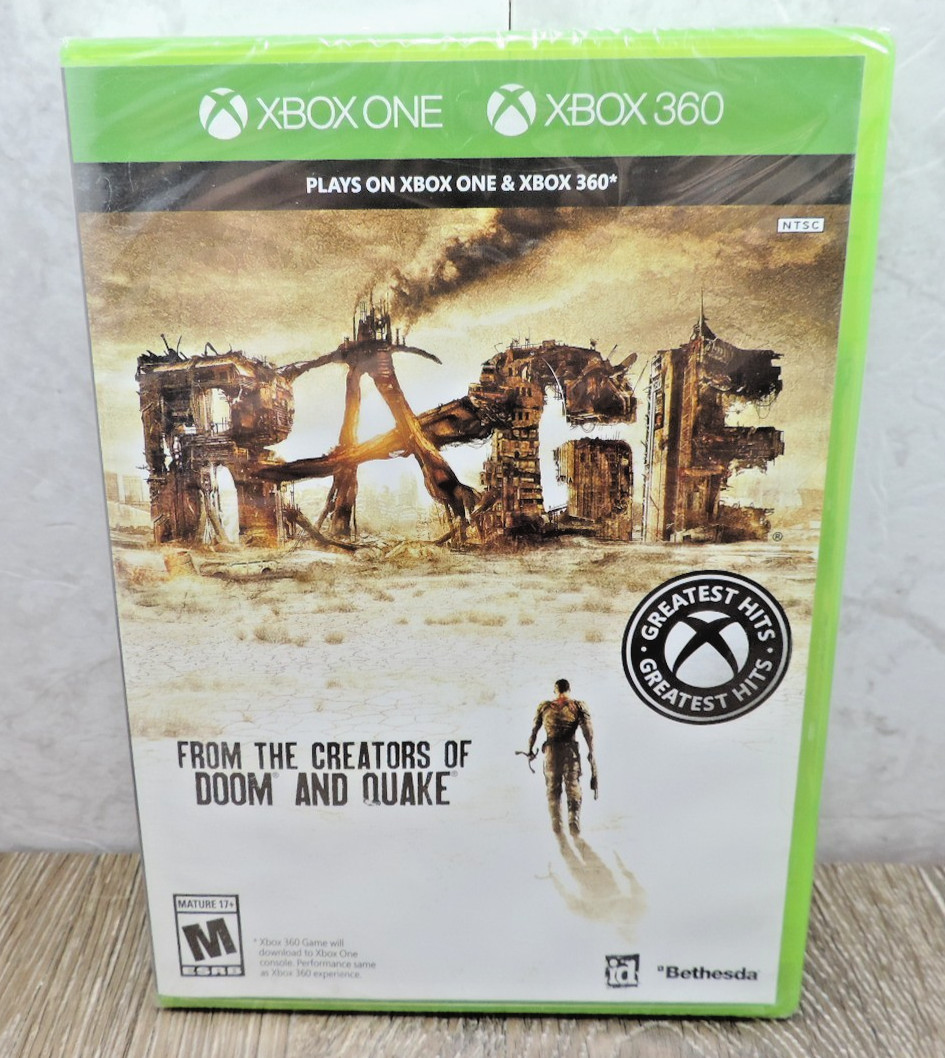Rage Xbox One Xbox 360 Sealed