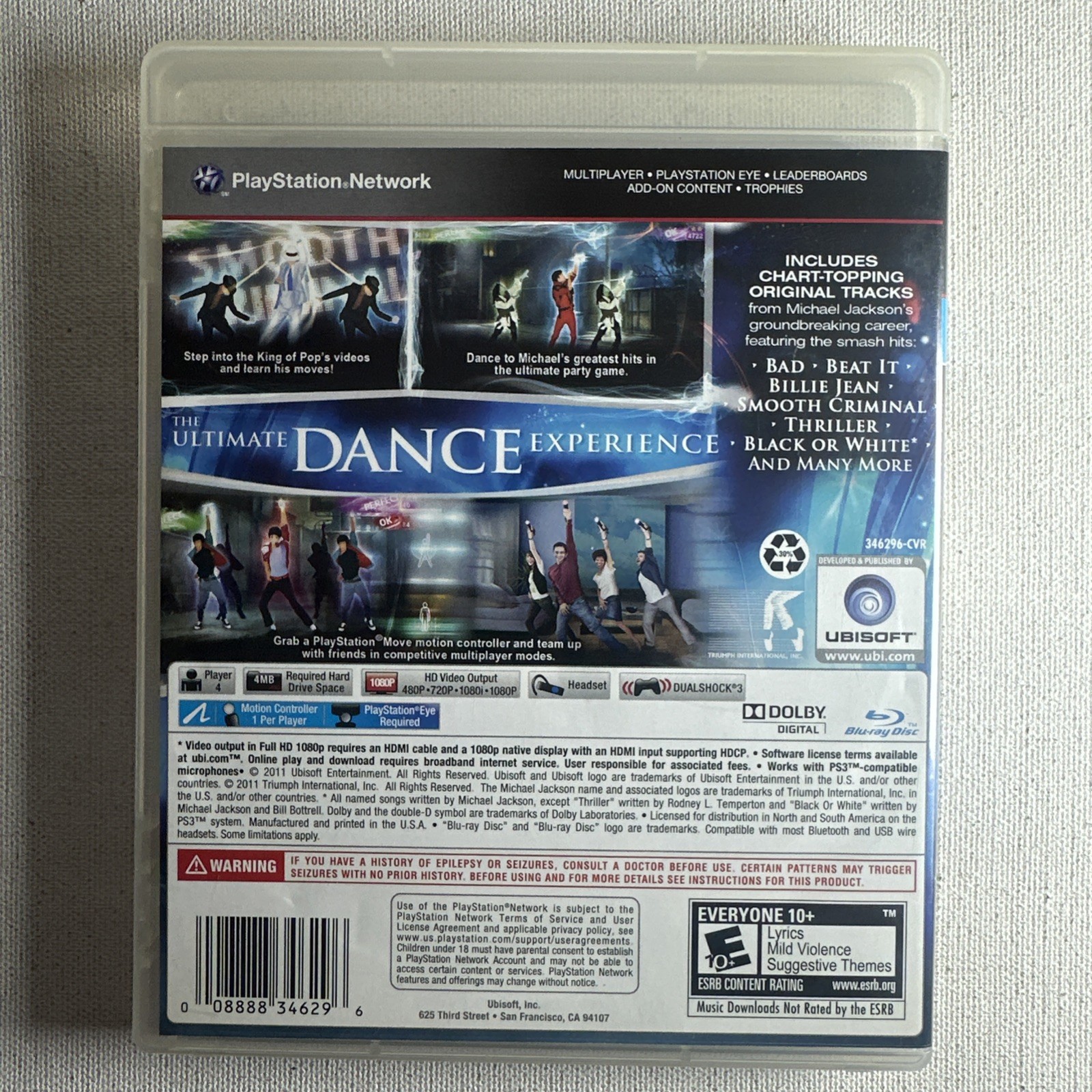 Michael Jackson the Experience (Move Compatible) – Sony PlayStation 3