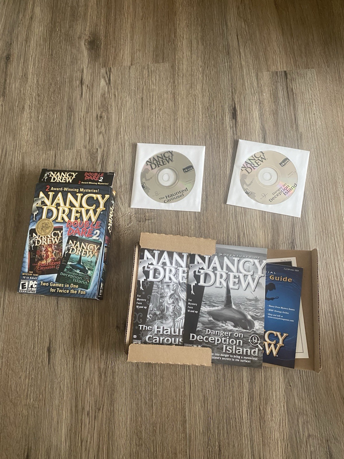 Her Interactive Nancy Drew Double Dare 2 PC CD-ROM Mystery Game 2005 E Manual