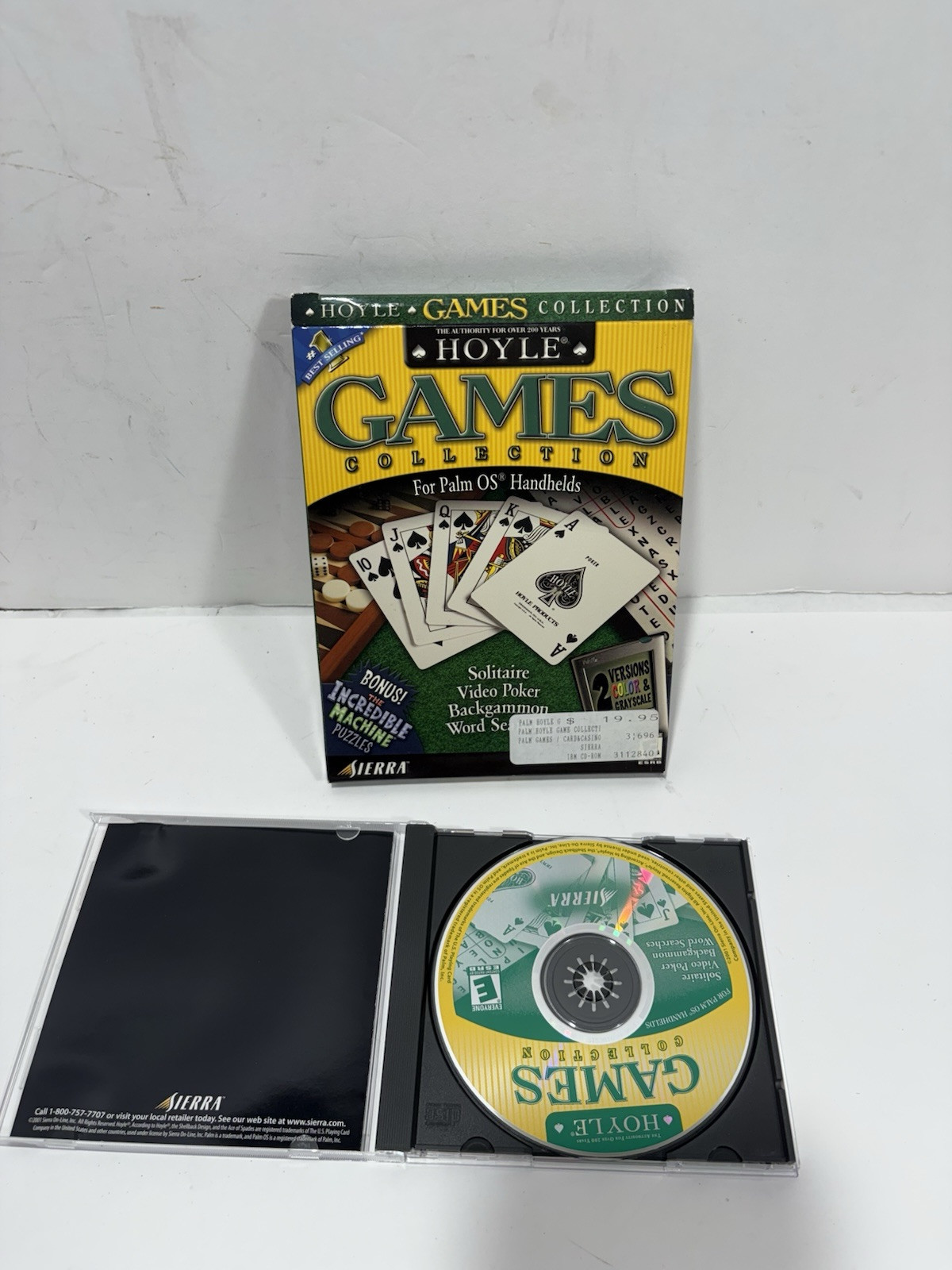 Lot Of 2 Games – Hoyle Games Collection Sierra – Palm OS + Texas Hold Em MDM