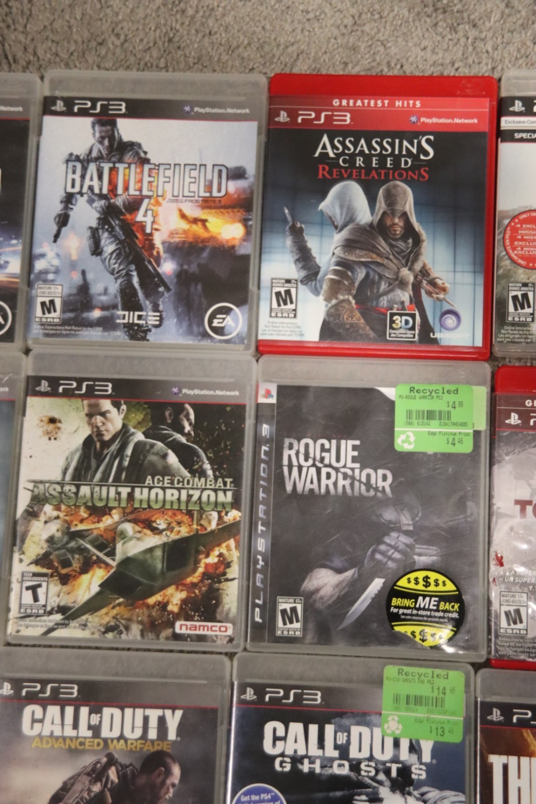 30 Popular Title PS3 Games