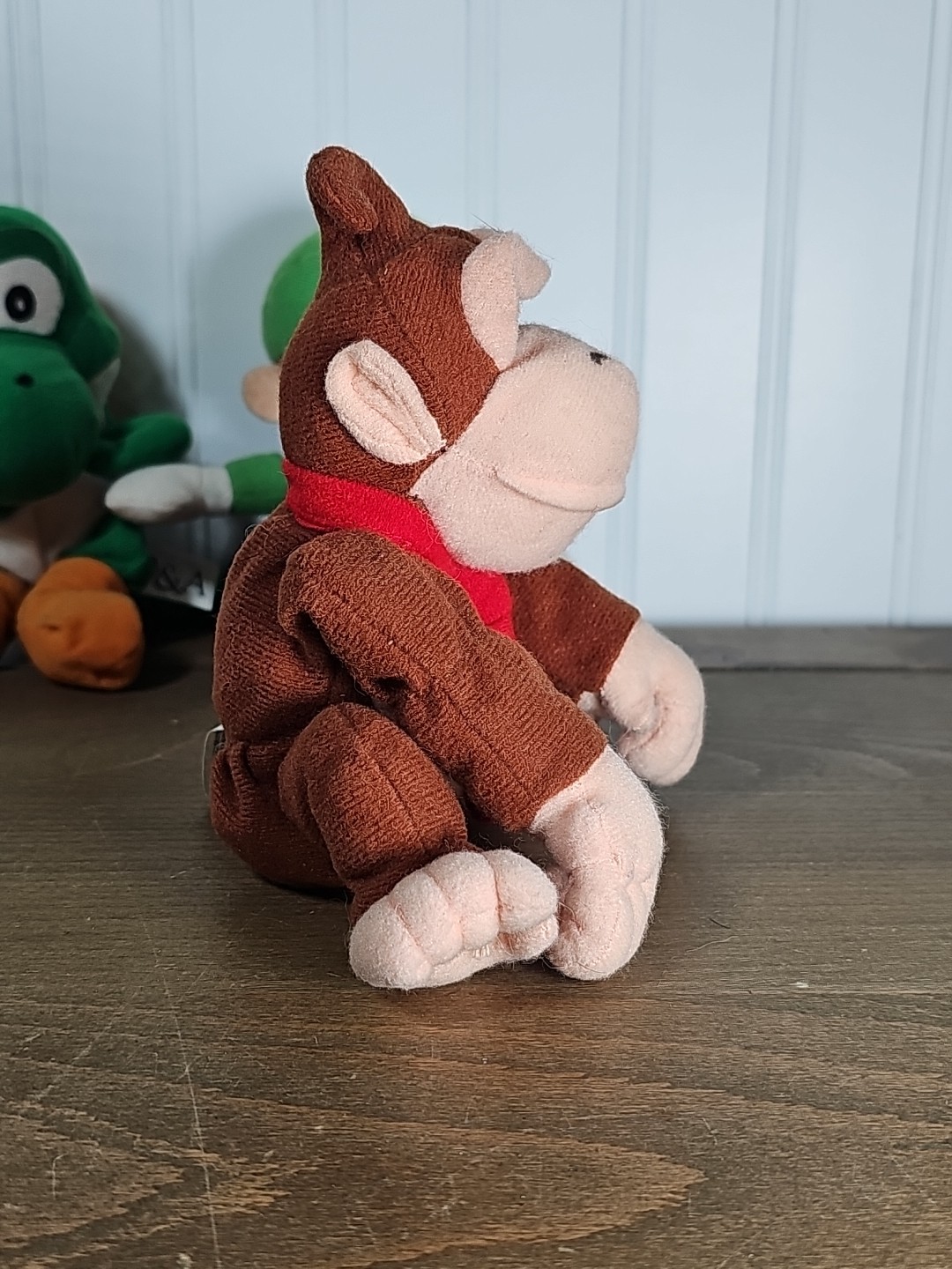 Vintage Nintendo 64 Luigi, Yoshi & Donkey Kong Beanbag Plush (BD&A, 1997)
