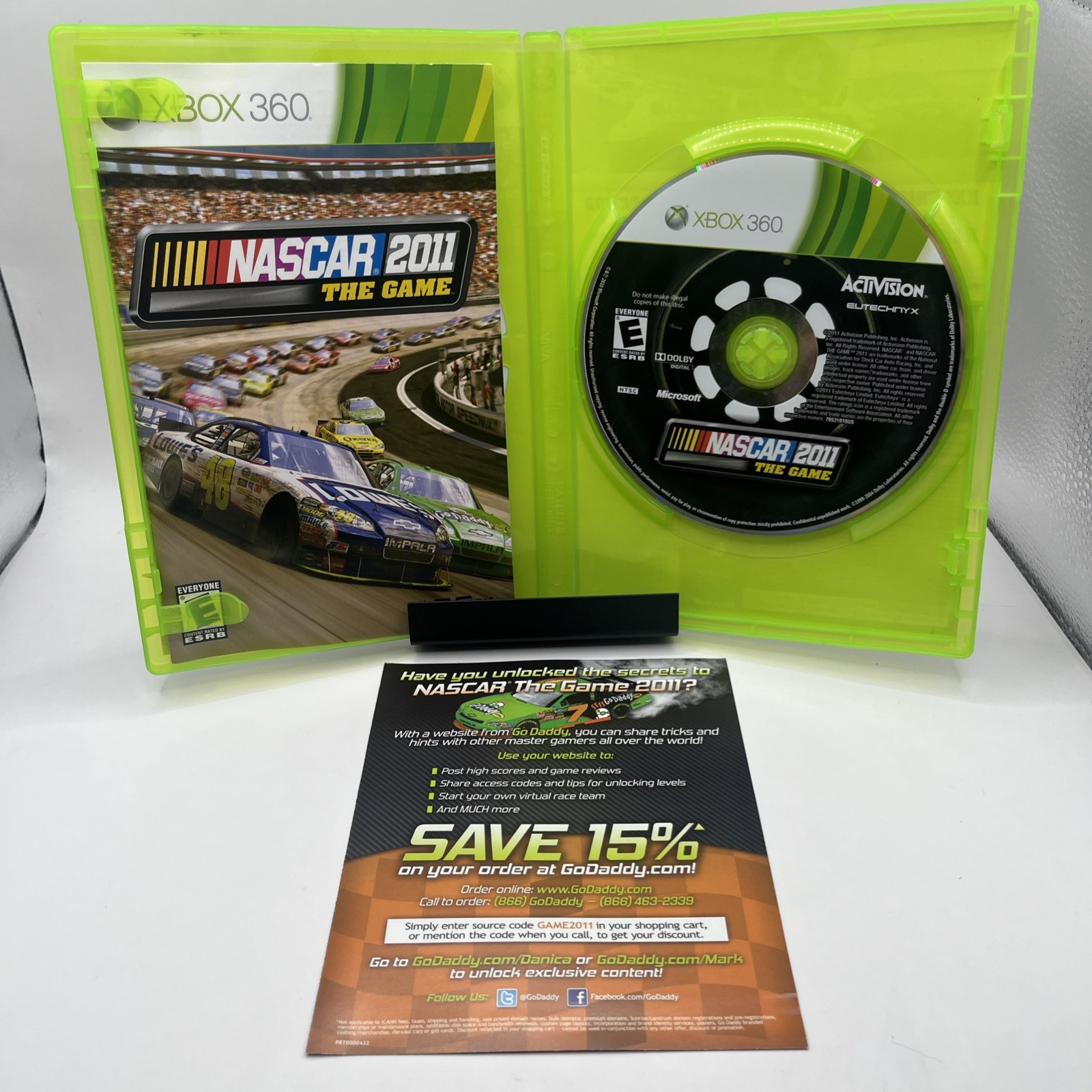 Nascar 2011: The Game – Microsoft Xbox 360 – Complete CIB – Tested & Working