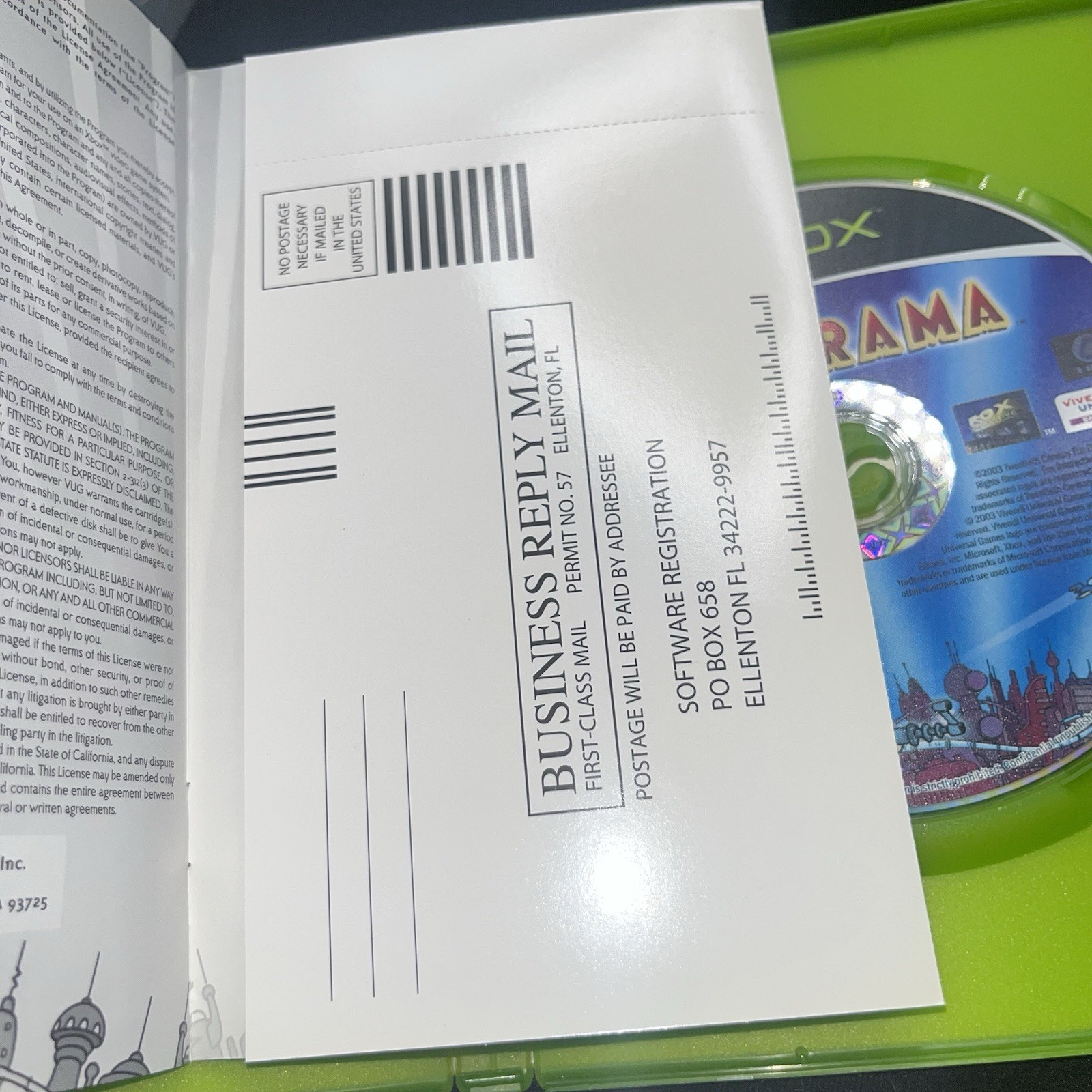 Futurama Complete In Box CIB (Microsoft Xbox, 2003)