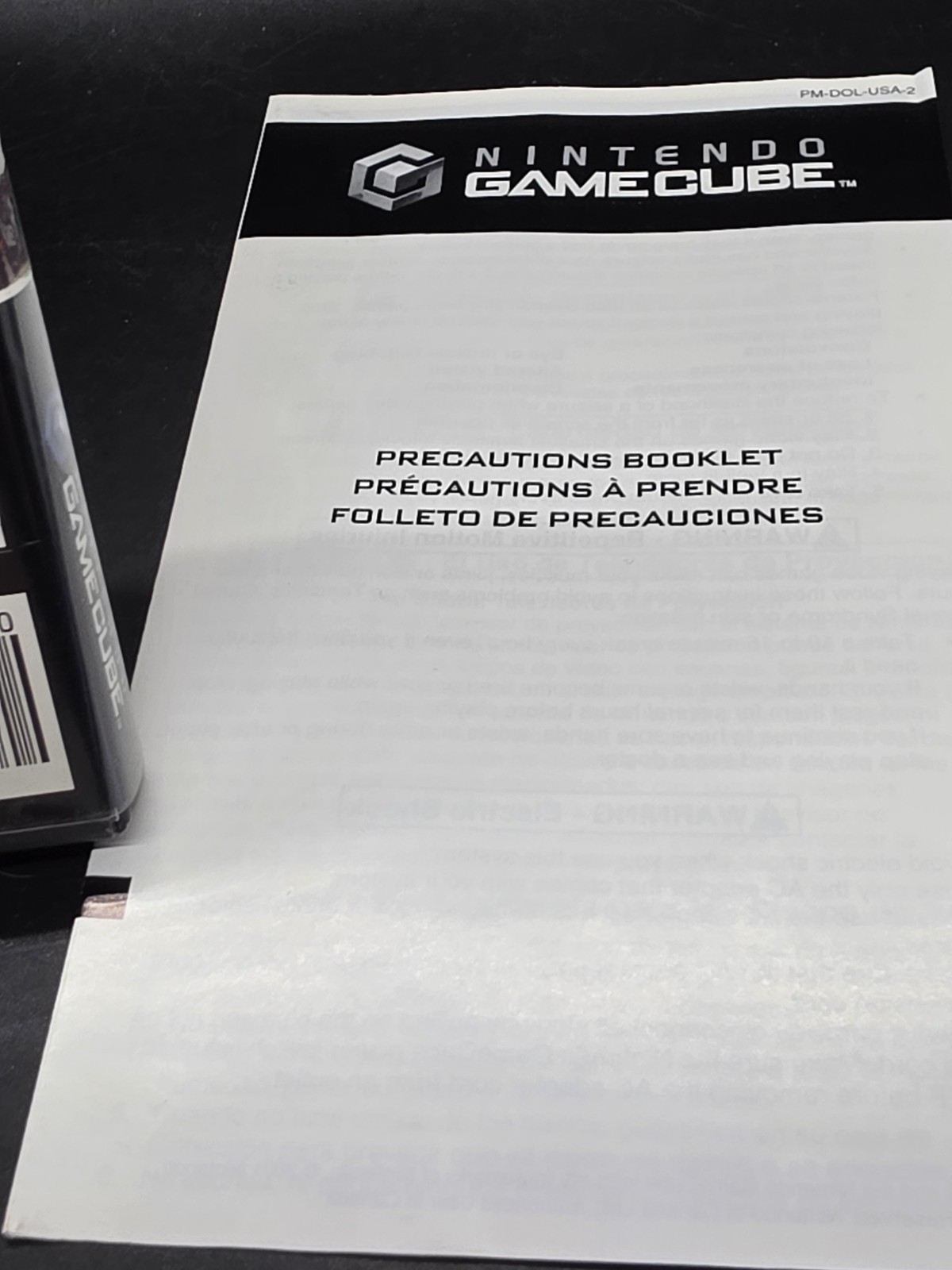 Nintendo GameCube Dead to Rights *No Game*No Manual Case + Cover Art + Reg Card