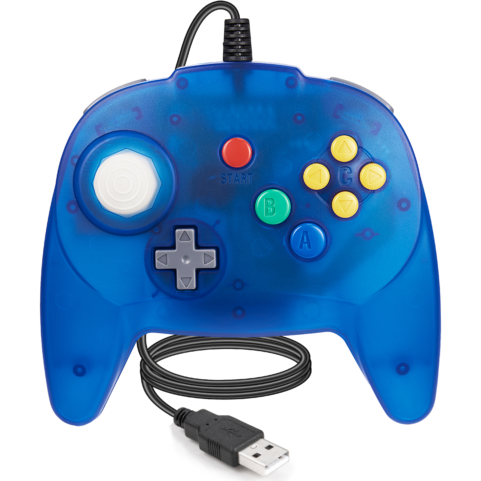 Wired USB Classic N64 Controller Gamepad For PC MAC Raspberry Pi 3 Joystick