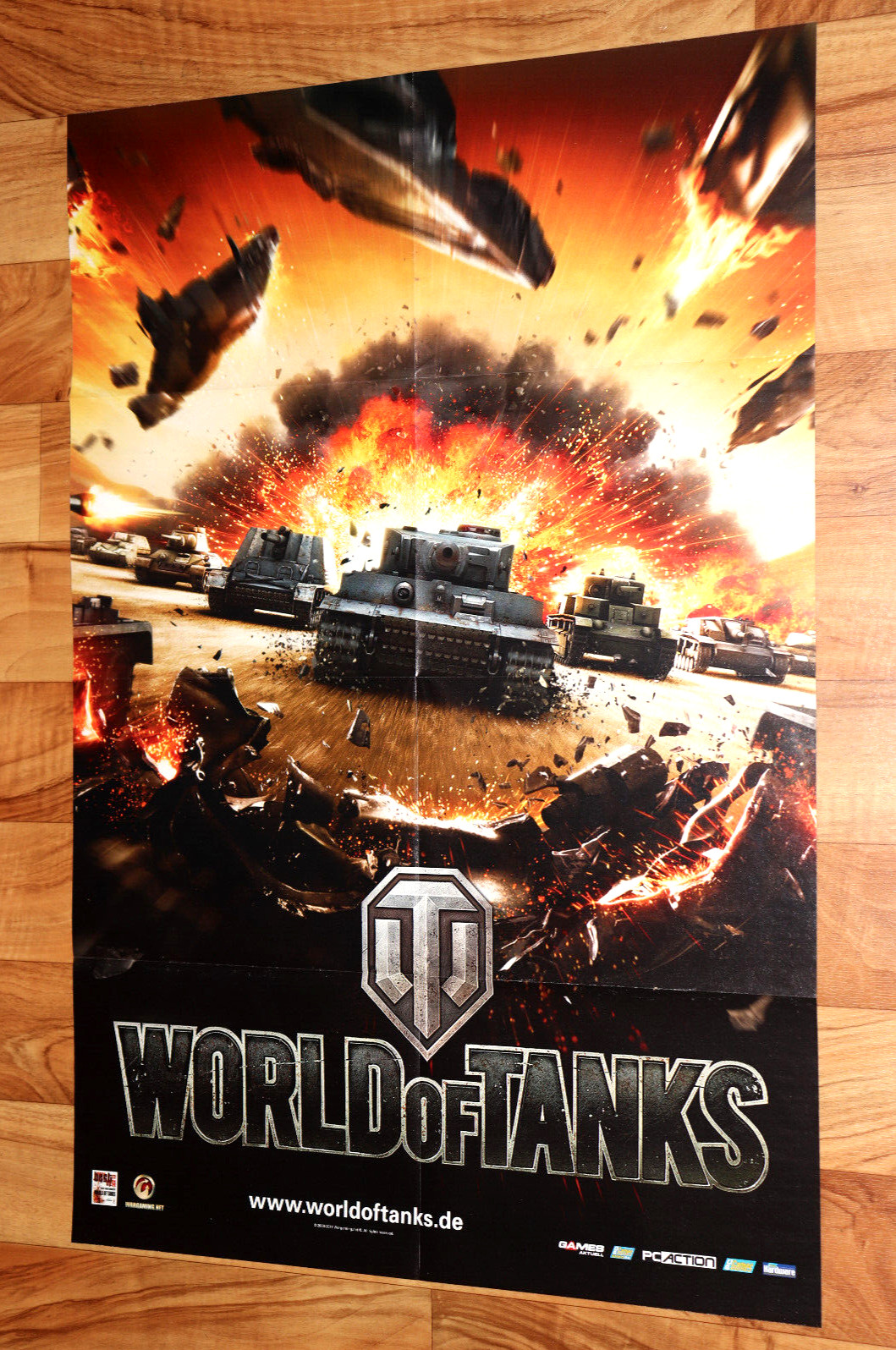 2011 World of Tanks Rare Poster 80x53cm
