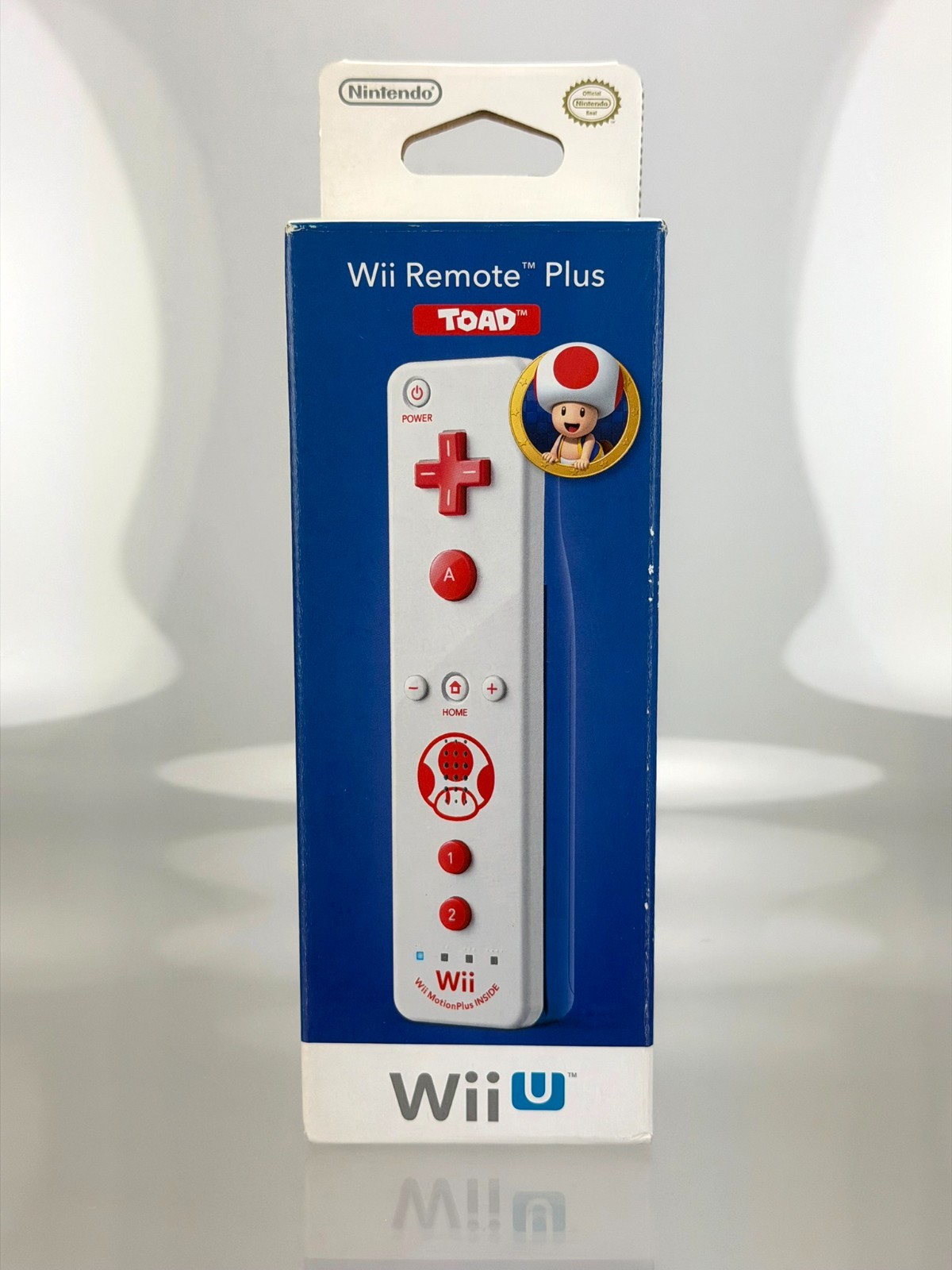 SEALED Toad Edition Motion Plus Remote Controller Nintendo Wii Genuine Official