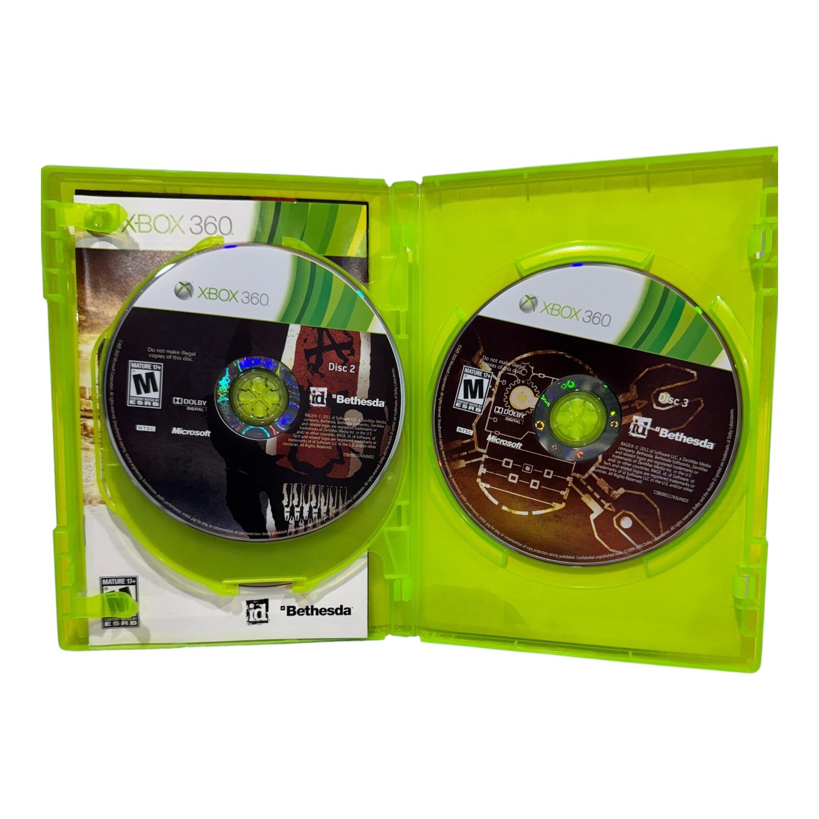 Rage Anarchy Edition (Xbox 360 2010) Bethesda FPS Shooter Disc Only