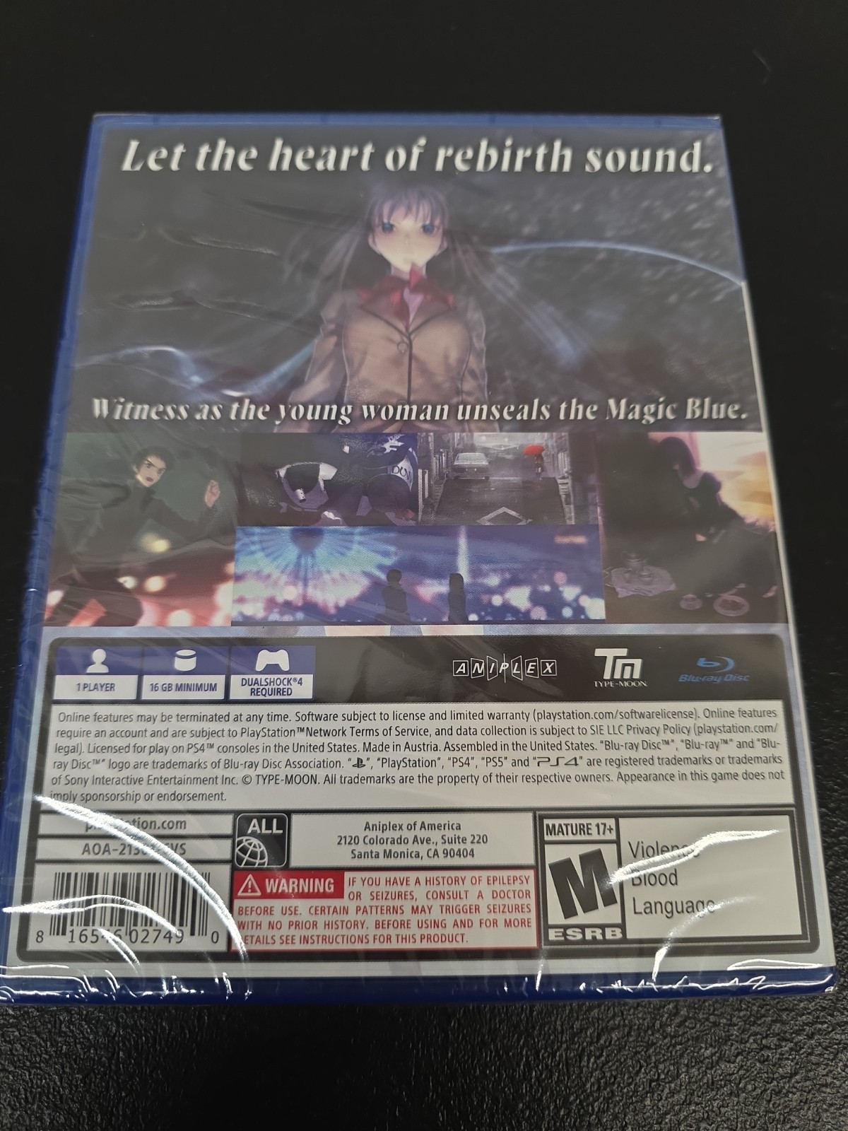 Witch on the Holy Night – Limited Edition – PS4. Open Box, Contents Sealed. BN19