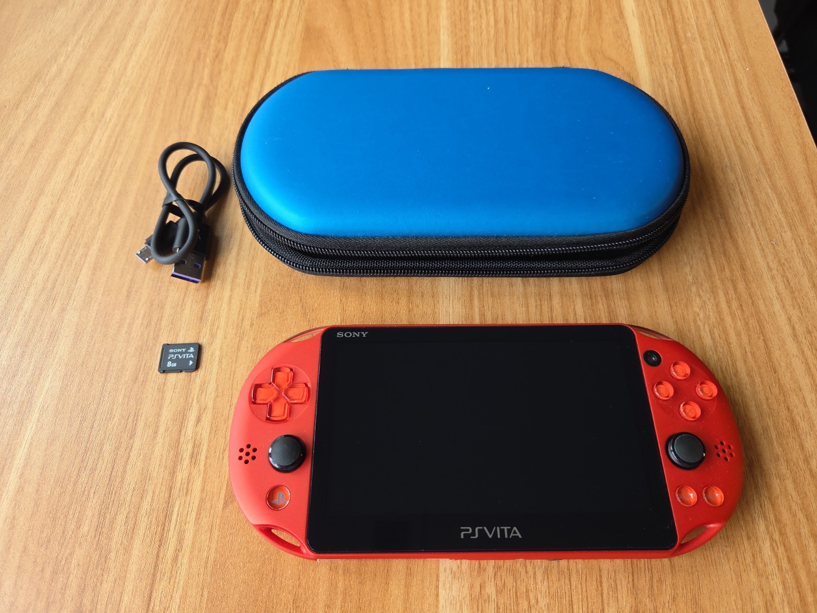 Sony PS Vita 2000 Slim PCH-2000 – Metallic Red – GREAT tested