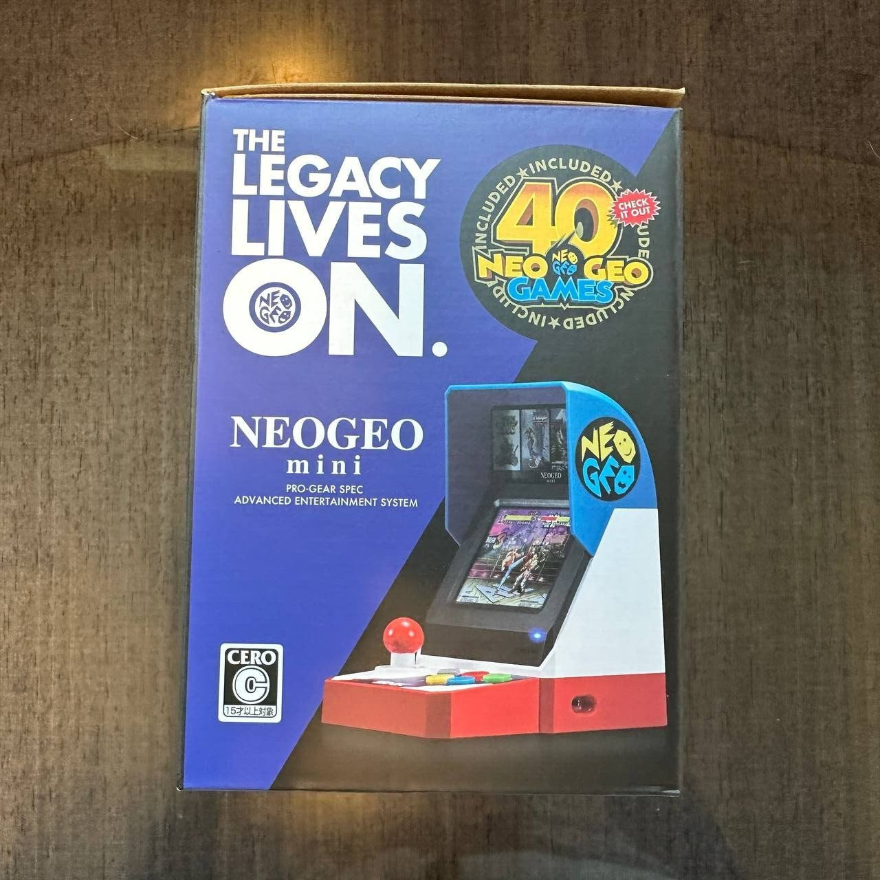 NEOGEO Mini Pro-Gear Spec Classic Japanese Edition SNK 40th Anniversary Sealed