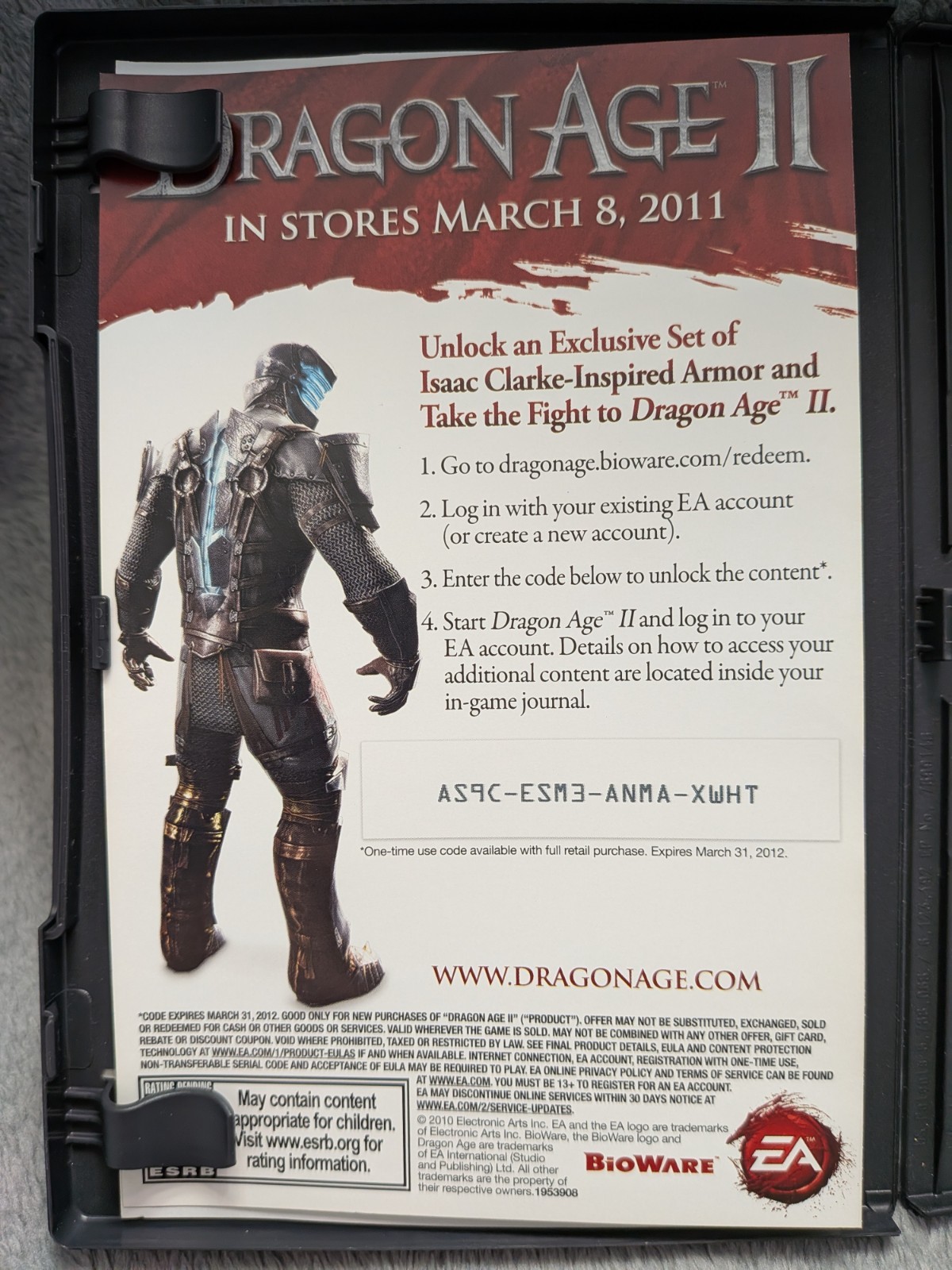DEAD SPACE 2 PC CIB LIKENEW