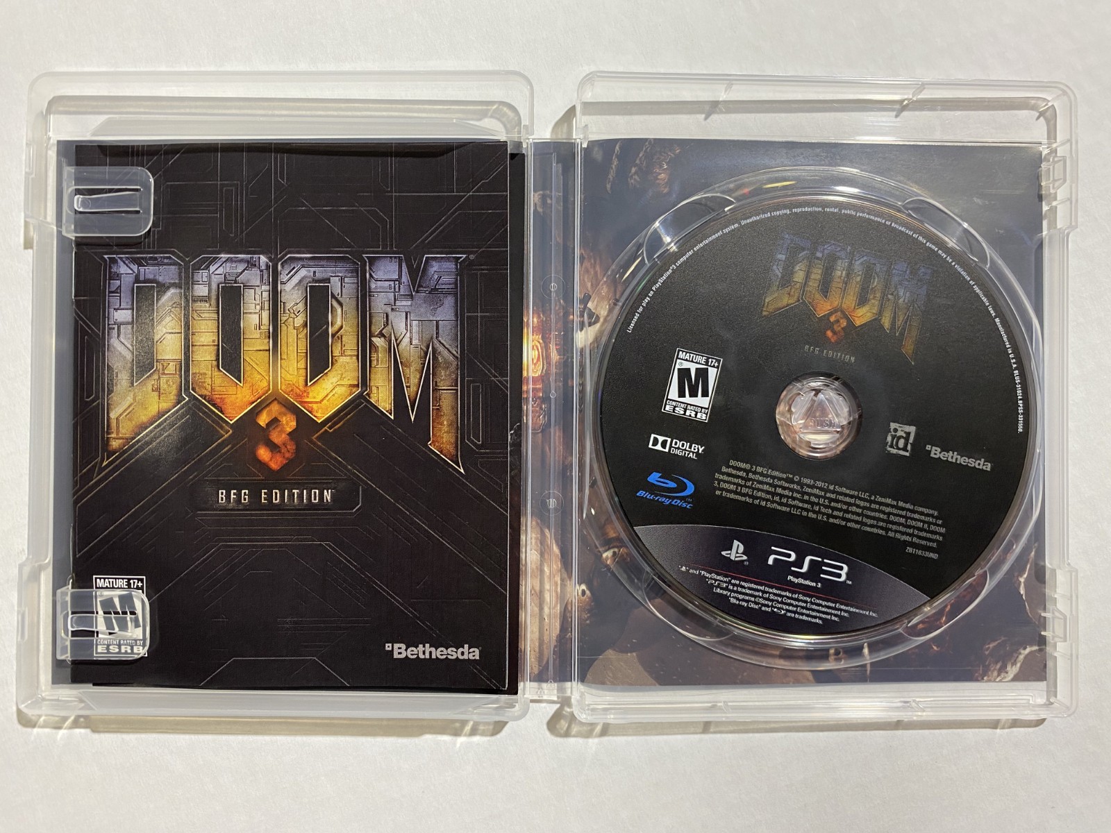 Doom 3 – BFG Edition (Sony PlayStation 3, 2012) CIB Tested Free Shipping